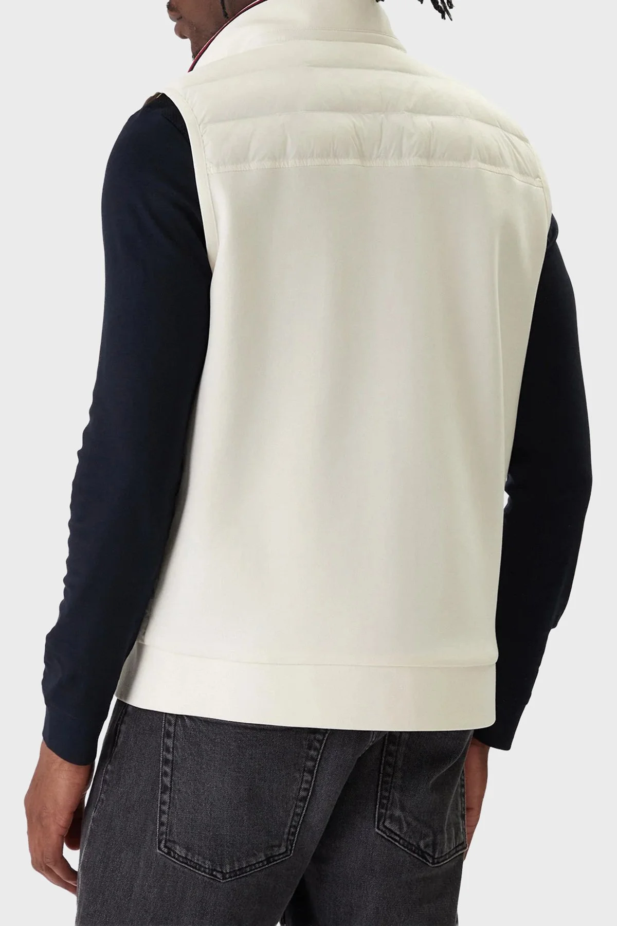 Tommy Hilfiger Kapitoneli Regular Fit Dik Yaka Şişme Erkek Yelek MW0MW41441 Z00 AÇIK BEJ - 3