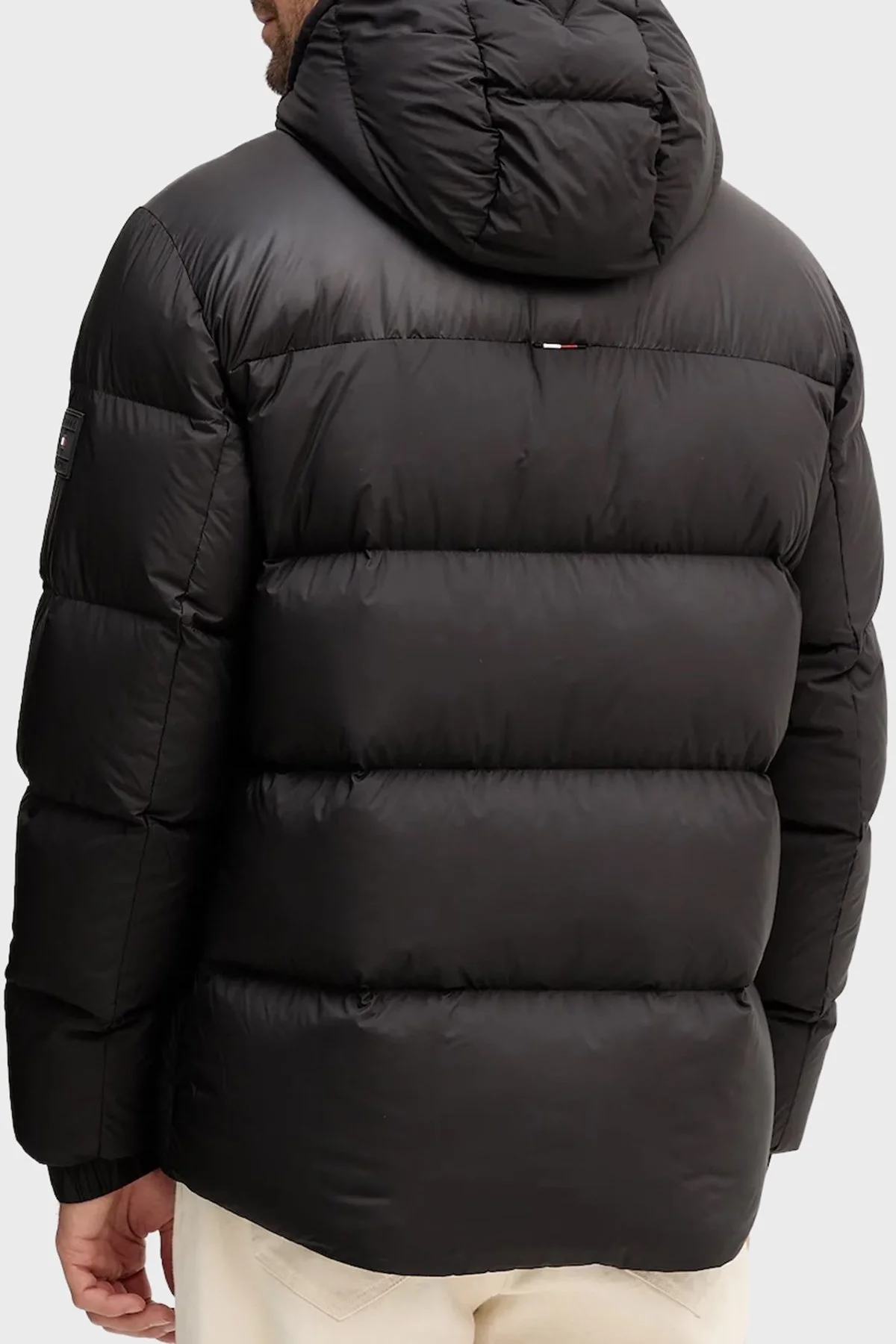 Tommy Hilfiger Kapitoneli Su İtici Regular Fit Şişme Erkek Mont MW0MW40613 BDS SİYAH - 3