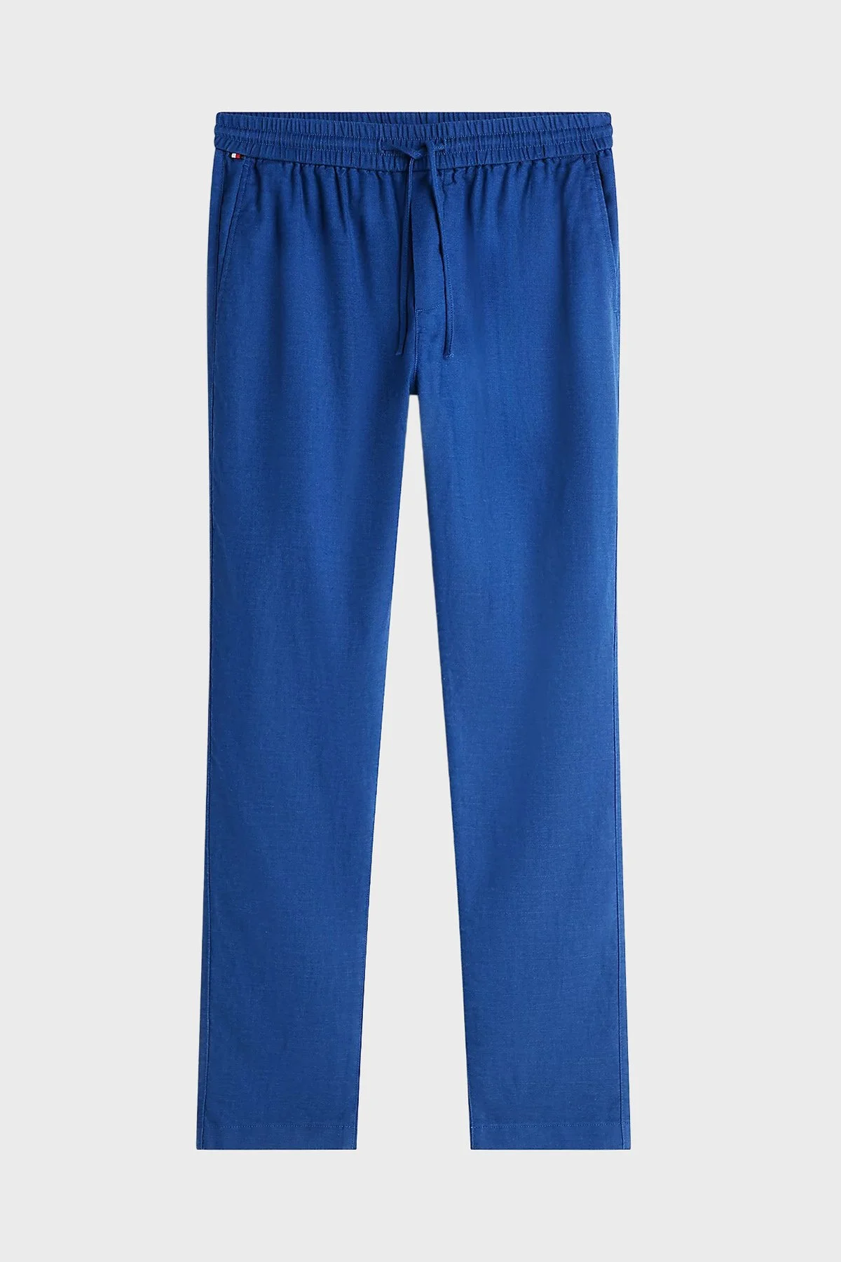 Tommy Hilfiger Keten Tapered Fit Daralan Paça Chino Erkek Pantolon MW0MW42336 C3I Mavi - 5