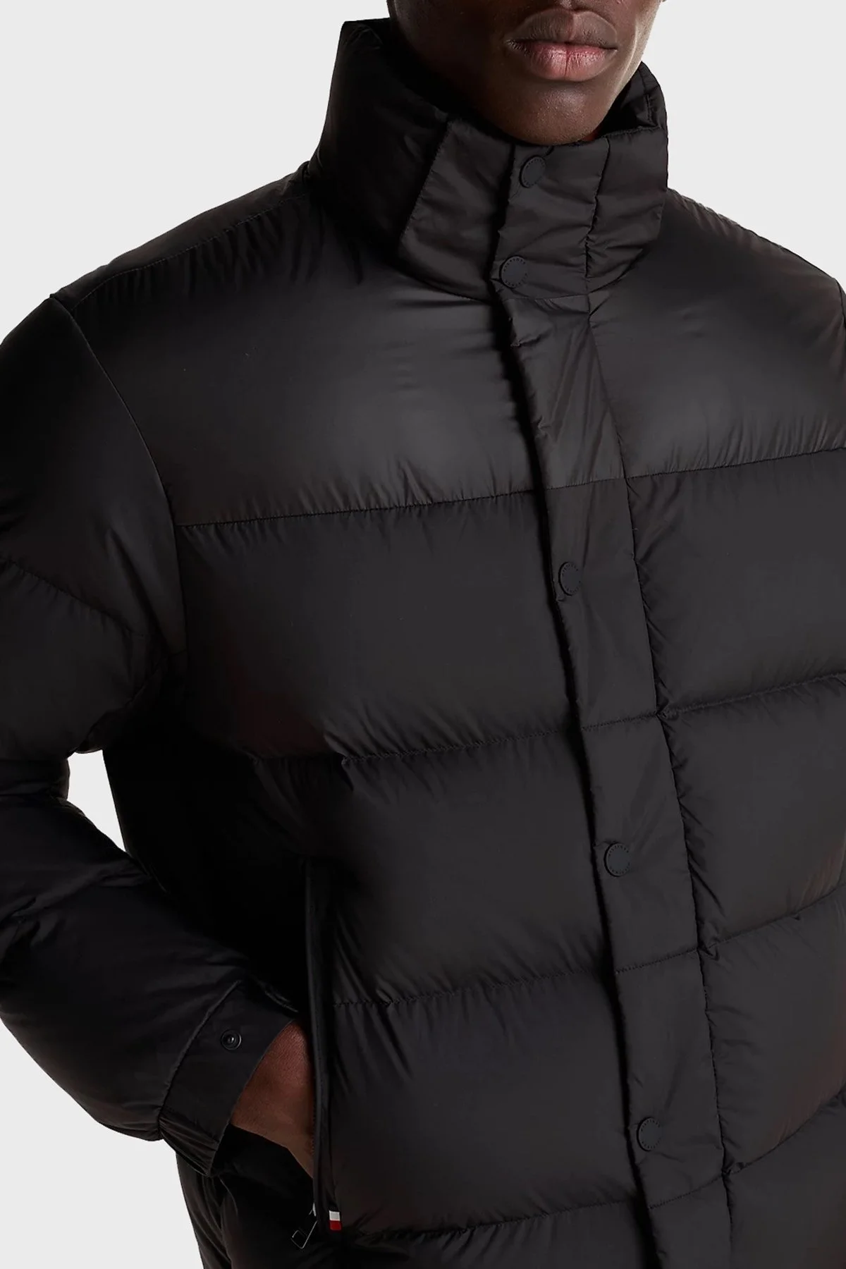 Tommy Hilfiger Kuş Tüyü Dolgulu Regular Fit Çıkarılabilir Kapüşonlu Erkek Mont MW0MW36569 BDS SİYAH - 5