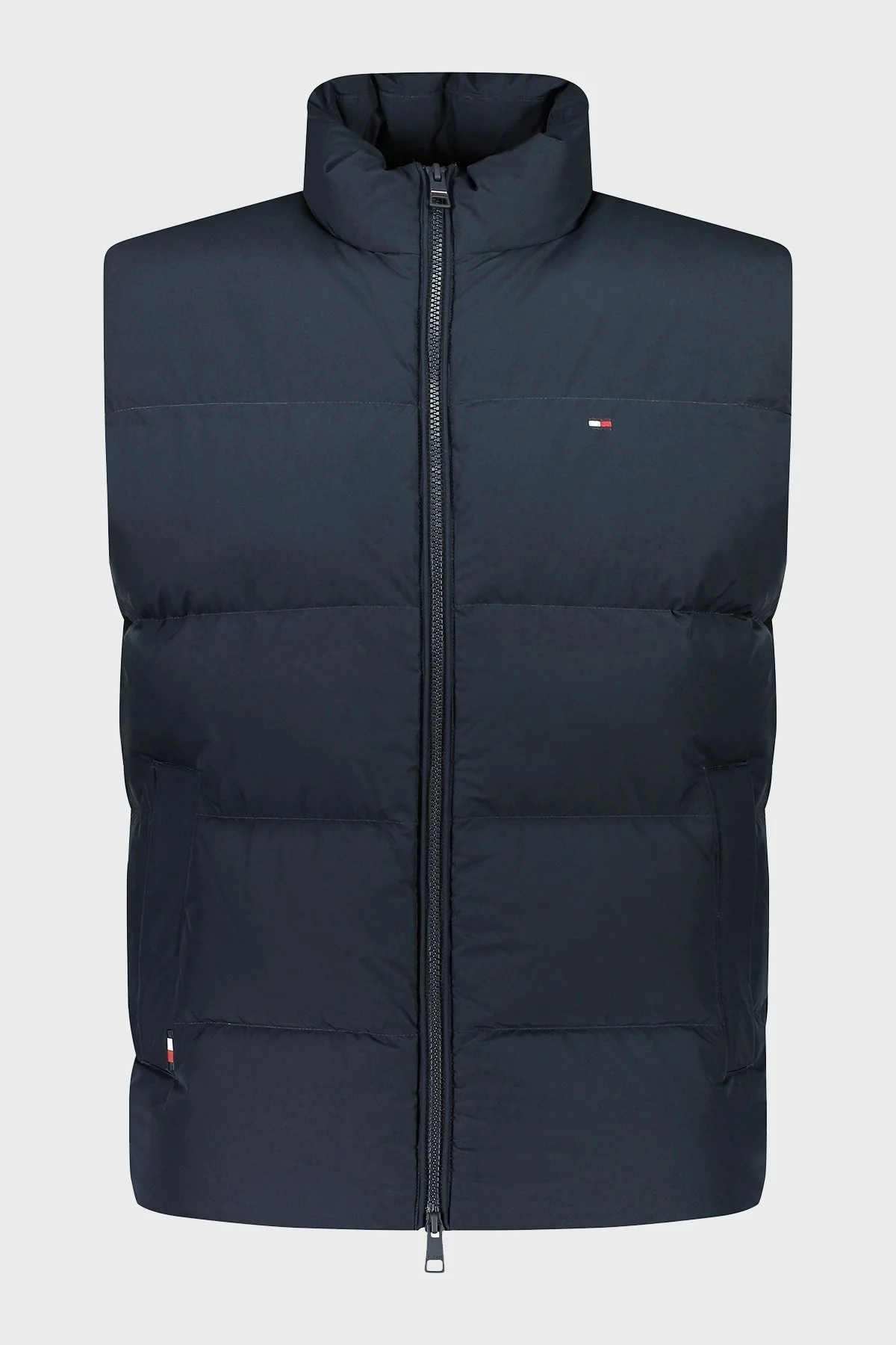 Tommy Hilfiger Kuş Tüyü Dolgulu Regular Fit Dik Yaka Şişme Erkek Yelek MW0MW37254 DW5 LACİVERT - 1
