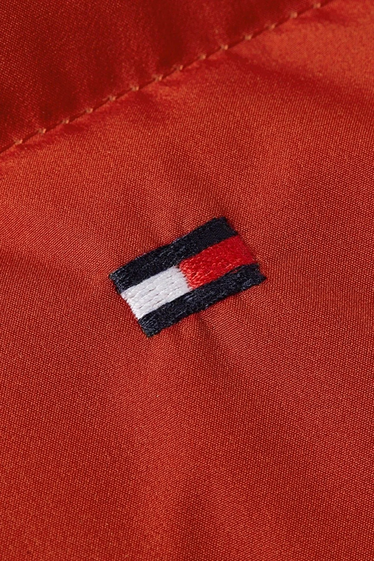 Tommy Hilfiger Kuş Tüyü Dolgulu Regular Fit Dik Yaka Şişme Erkek Yelek MW0MW37254 XNN KIRMIZI - 3