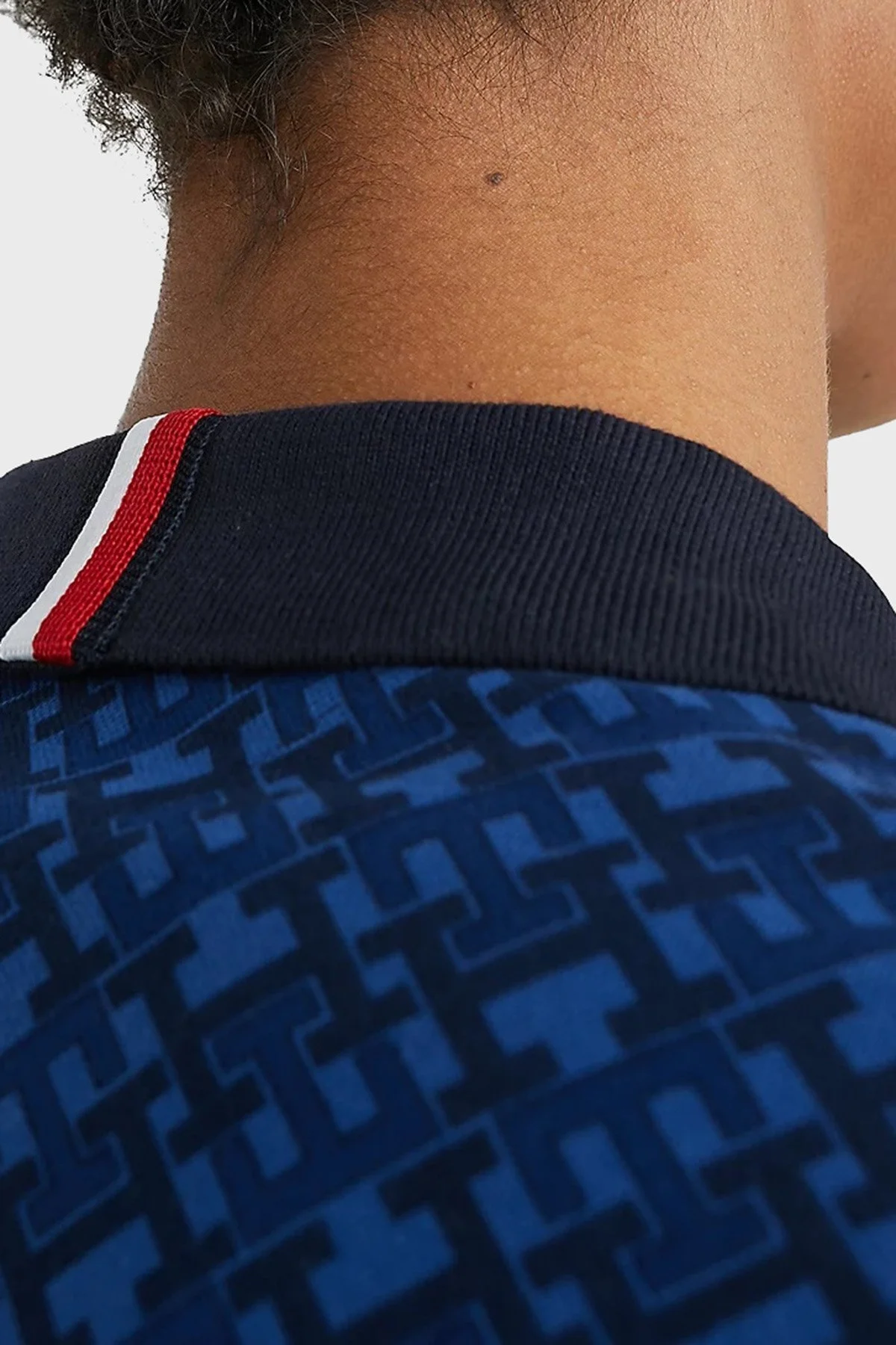 Tommy Hilfiger Logo Baskılı % 100 Pamuk Regular Fit Erkek Polo T Shirt MW0MW30806 DW5 LACİVERT - 3