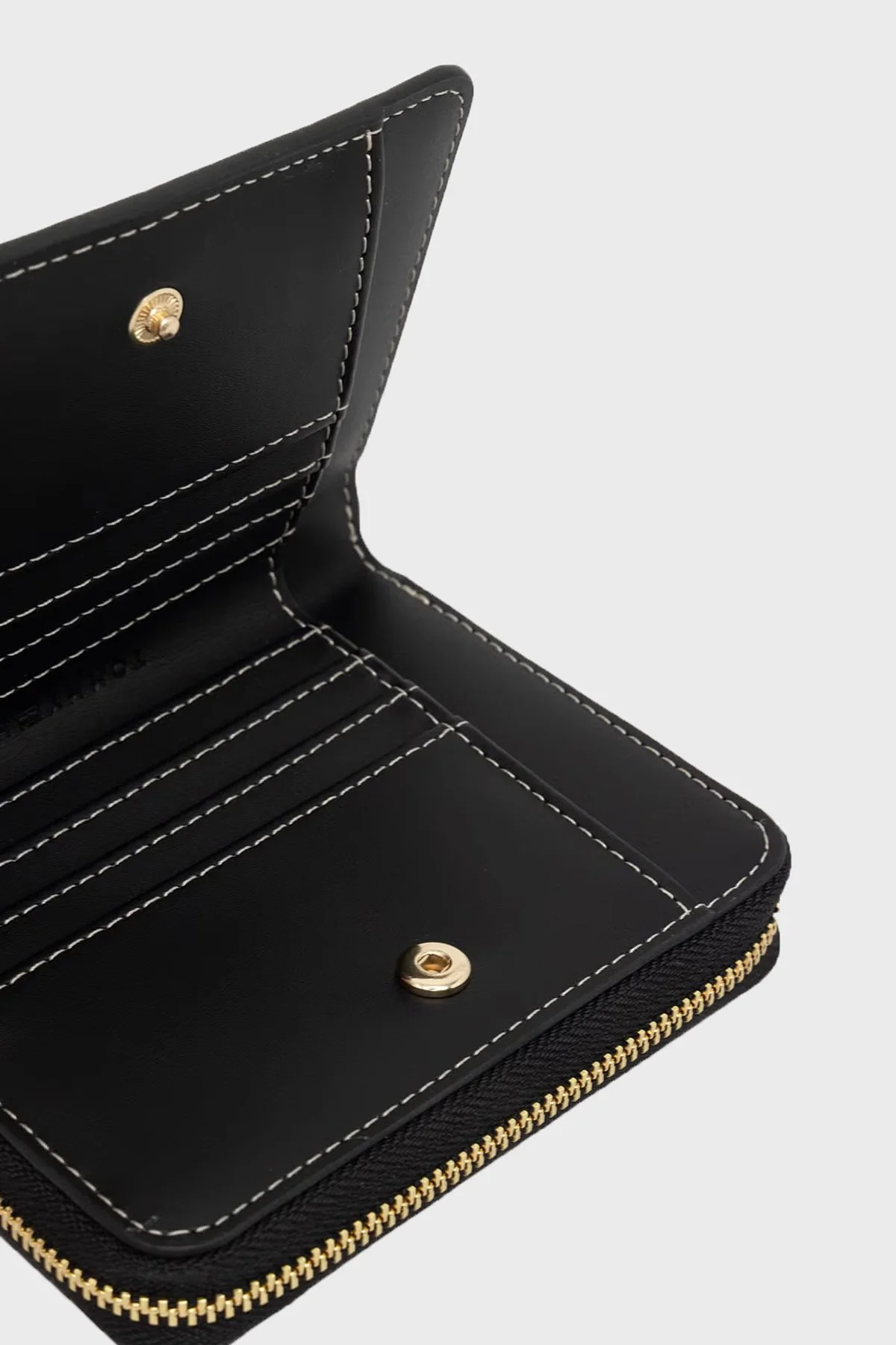 Tommy Hilfiger Logo Monogramlı Fermuarlı Kadın Cüzdan AW0AW18995 0GJ Siyah - 3