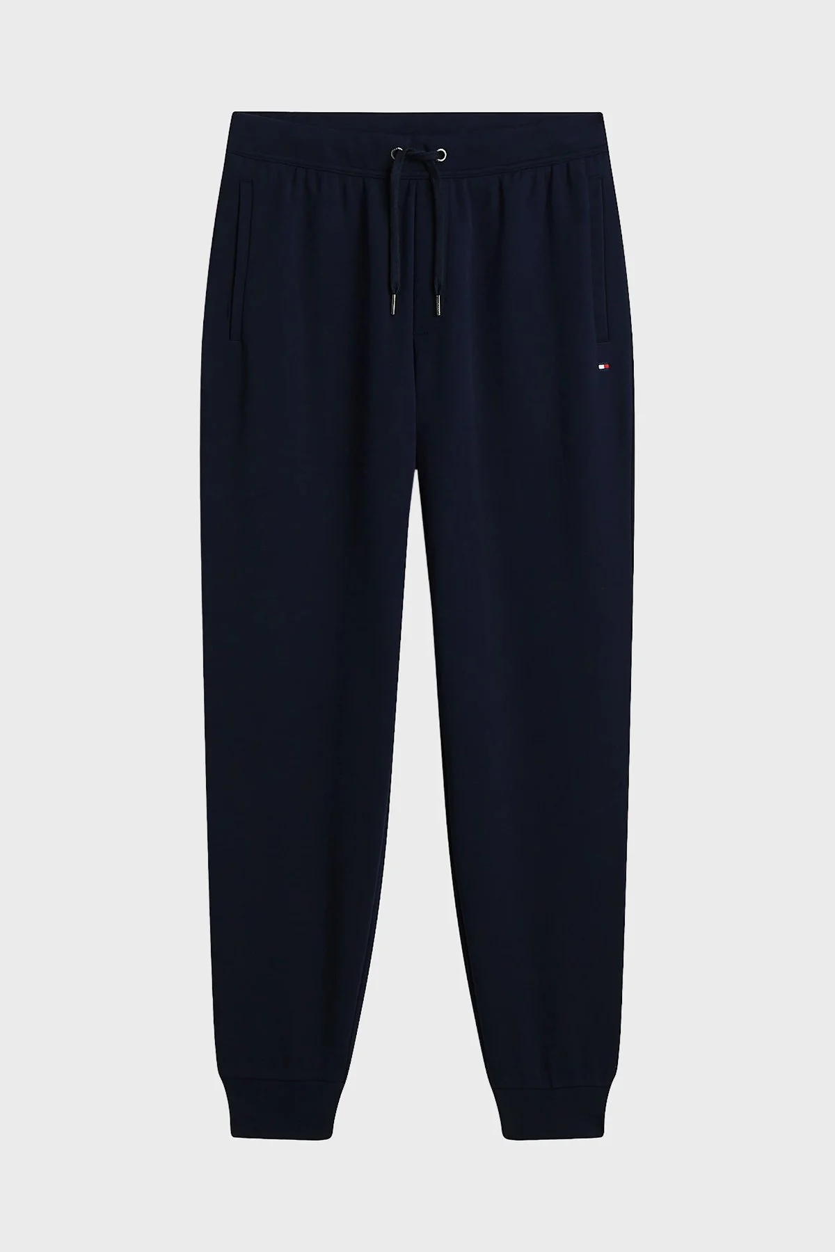 Tommy Hilfiger Logo Nakışlı Pamuklu Regular Fit Lastikli Erkek Eşofman Altı MW0MW44990 DW5 Lacivert - 5