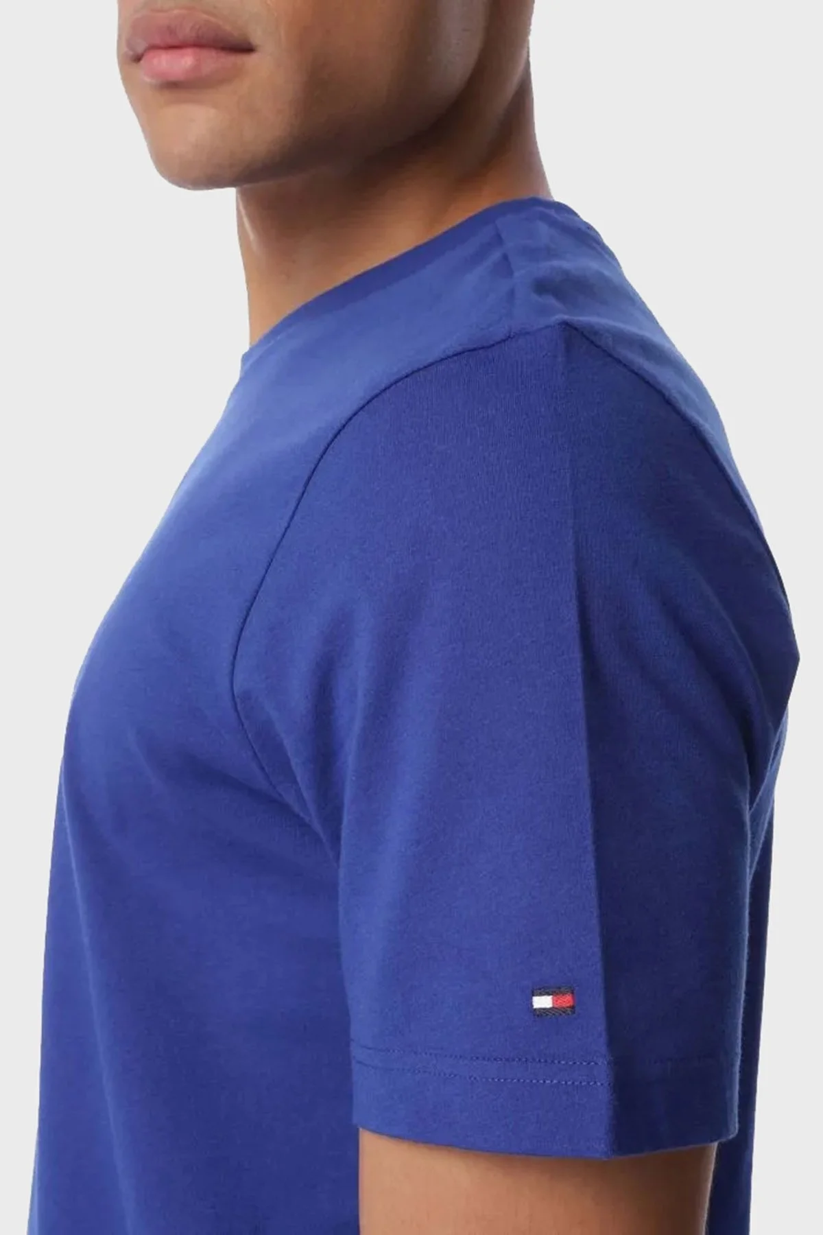Tommy Hilfiger Logolu % 100 Pamuk Regular Fit Bisiklet Yaka Erkek T Shirt MW0MW39149 D03 SAKS - 10