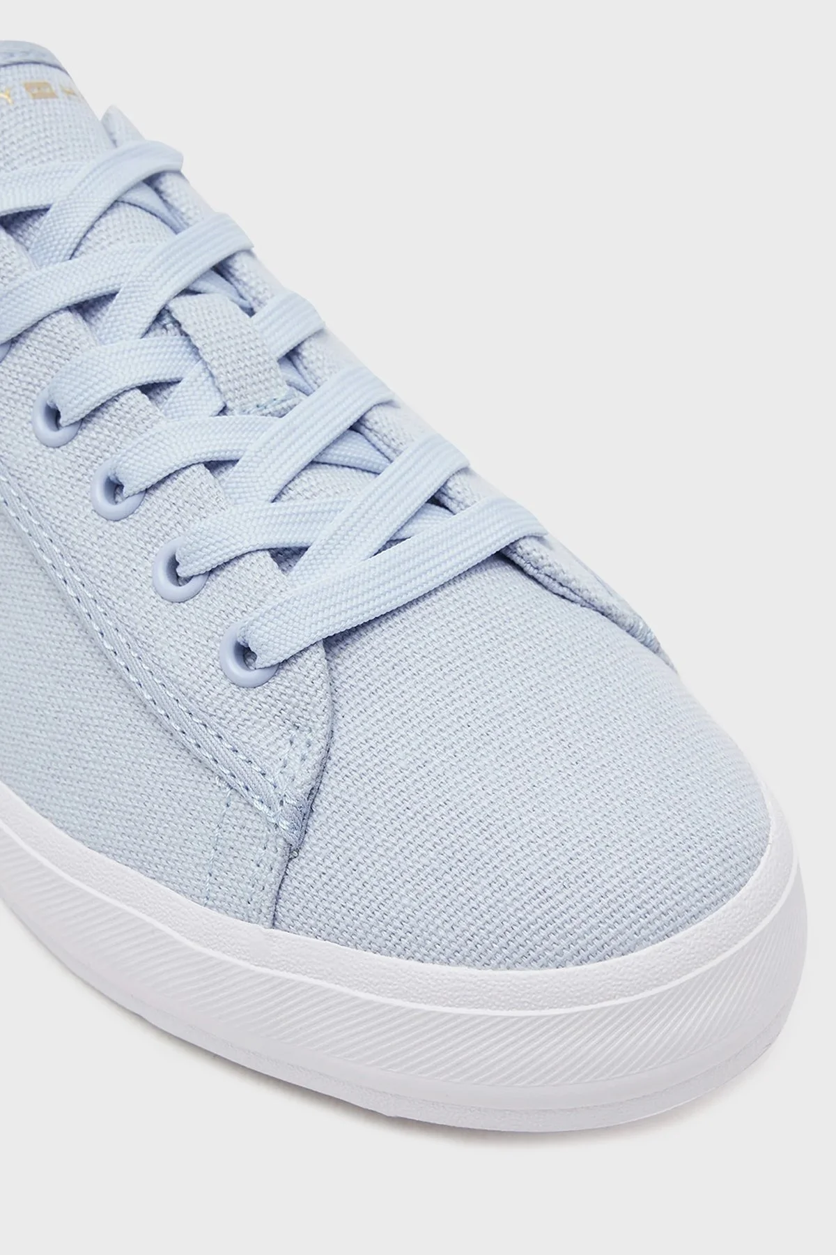 Tommy Hilfiger Logolu % 100 Pamuk Sneaker Bayan Ayakkabı FW0FW08647 C1O AÇIK MAVİ - 11