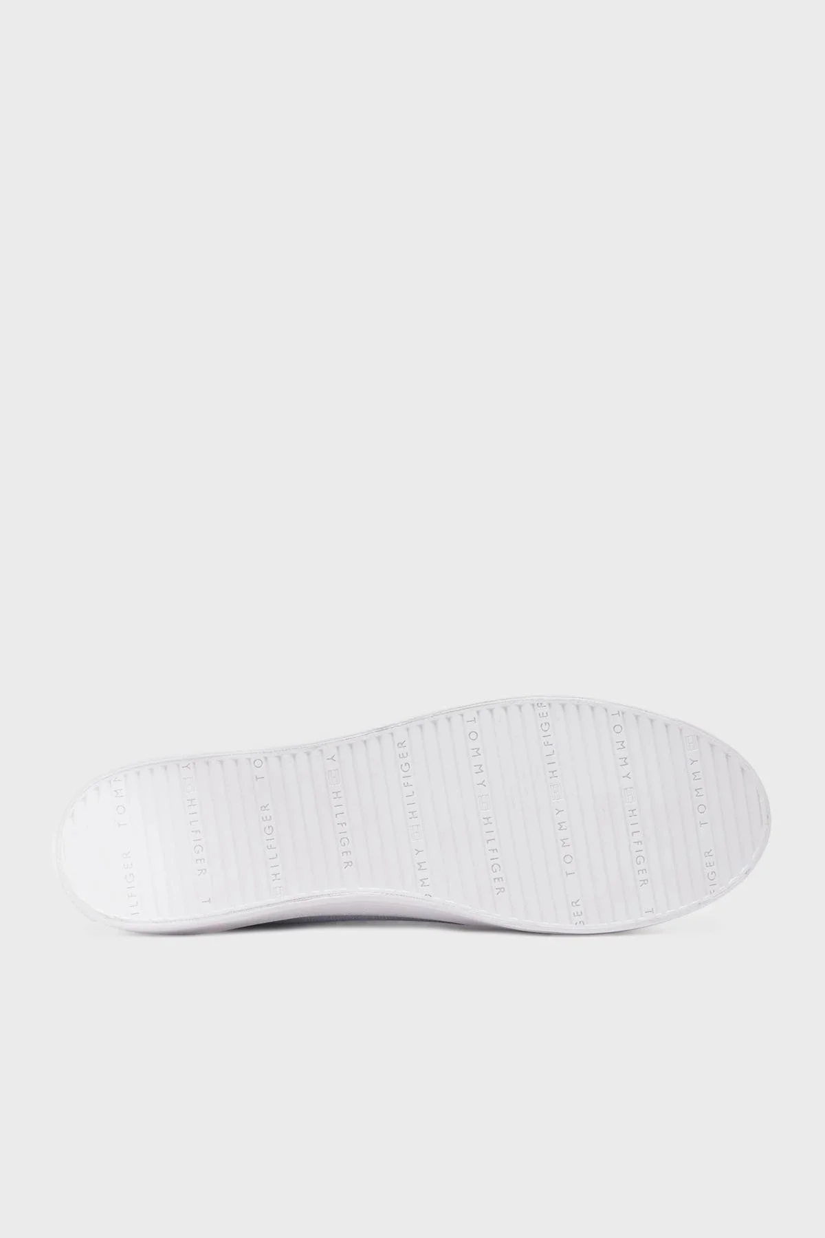 Tommy Hilfiger Logolu % 100 Pamuk Sneaker Bayan Ayakkabı FW0FW08647 C1O AÇIK MAVİ - 12