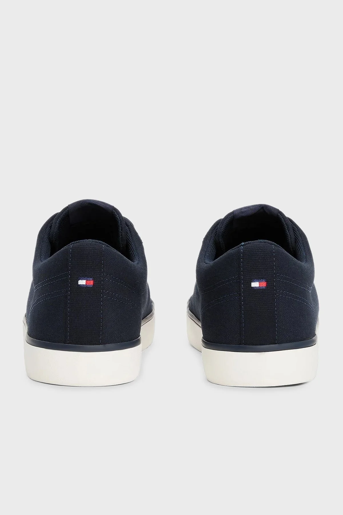 Tommy Hilfiger Logolu % 100 Pamuk Sneaker Erkek Ayakkabı FM0FM05396 DW5 LACİVERT - 6