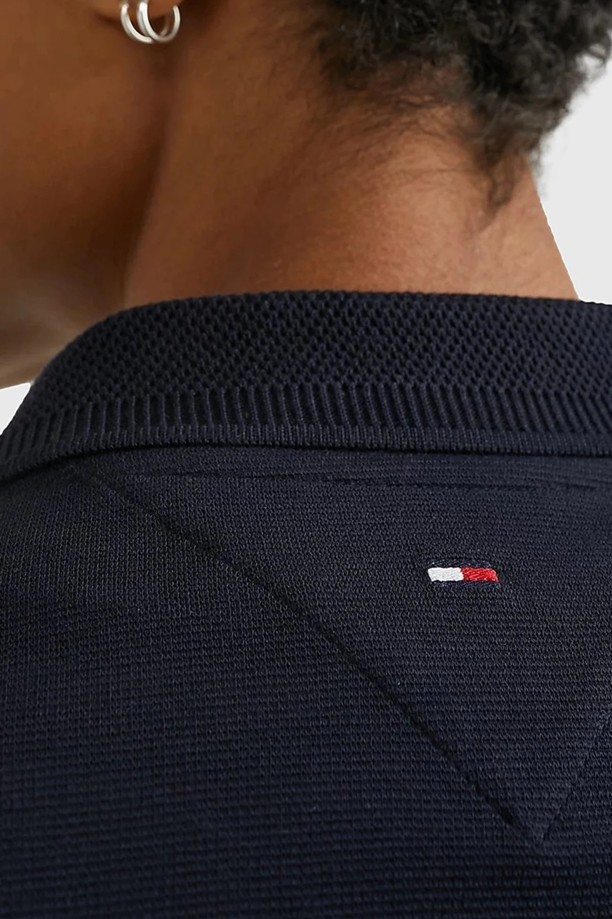 Tommy Hilfiger Logolu % 100 Pamuklu Regular Fit Erkek Polo T Shirt MW0MW30772 DW5 LACİVERT - 3