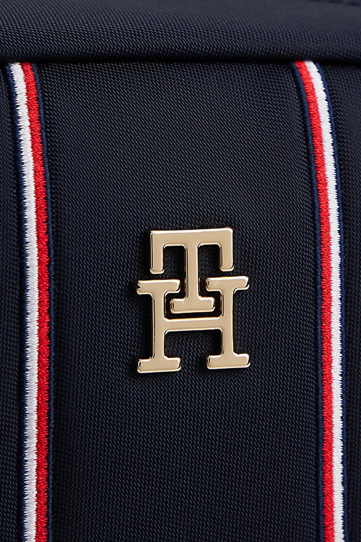 Tommy Hilfiger Logolu Ayarlabilir Askılı Mini Kadın Çanta AW0AW17710 0GY LACİVERT - 5