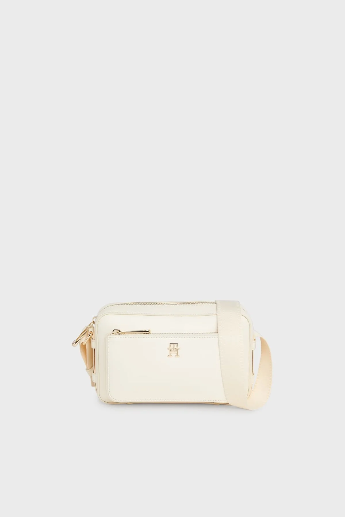 Tommy Hilfiger Logolu Ayarlanabilir Askılı Bayan Çanta AW0AW15991 AEF BEJ - 1