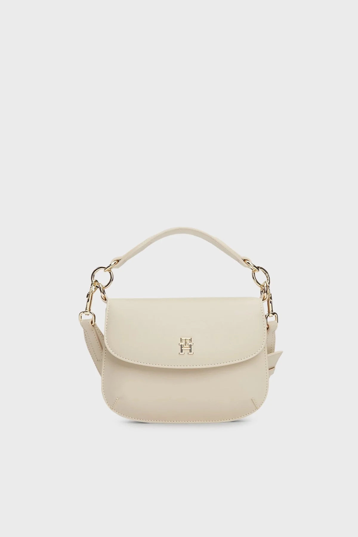 Tommy Hilfiger Logolu Ayarlanabilir Askılı Bayan Çanta AW0AW16686 ACI BEJ - 1