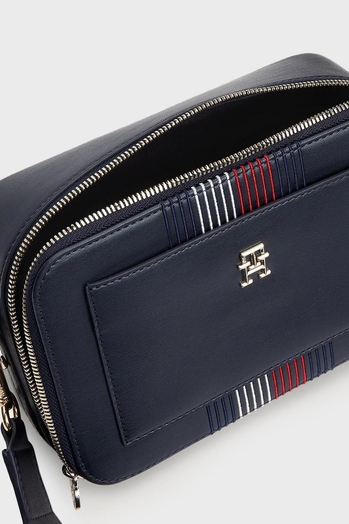 Tommy Hilfiger Logolu Ayarlanabilir Askılı Bayan Çanta AW0AW16712 DW6 LACİVERT - 4