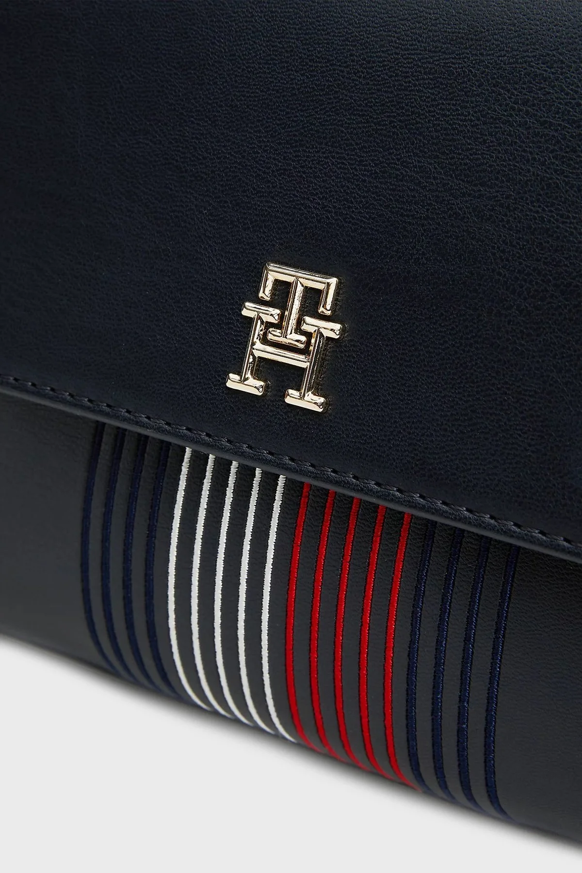 Tommy Hilfiger Logolu Ayarlanabilir Askılı Bayan Çanta AW0AW16795 DW6 LACİVERT - 5