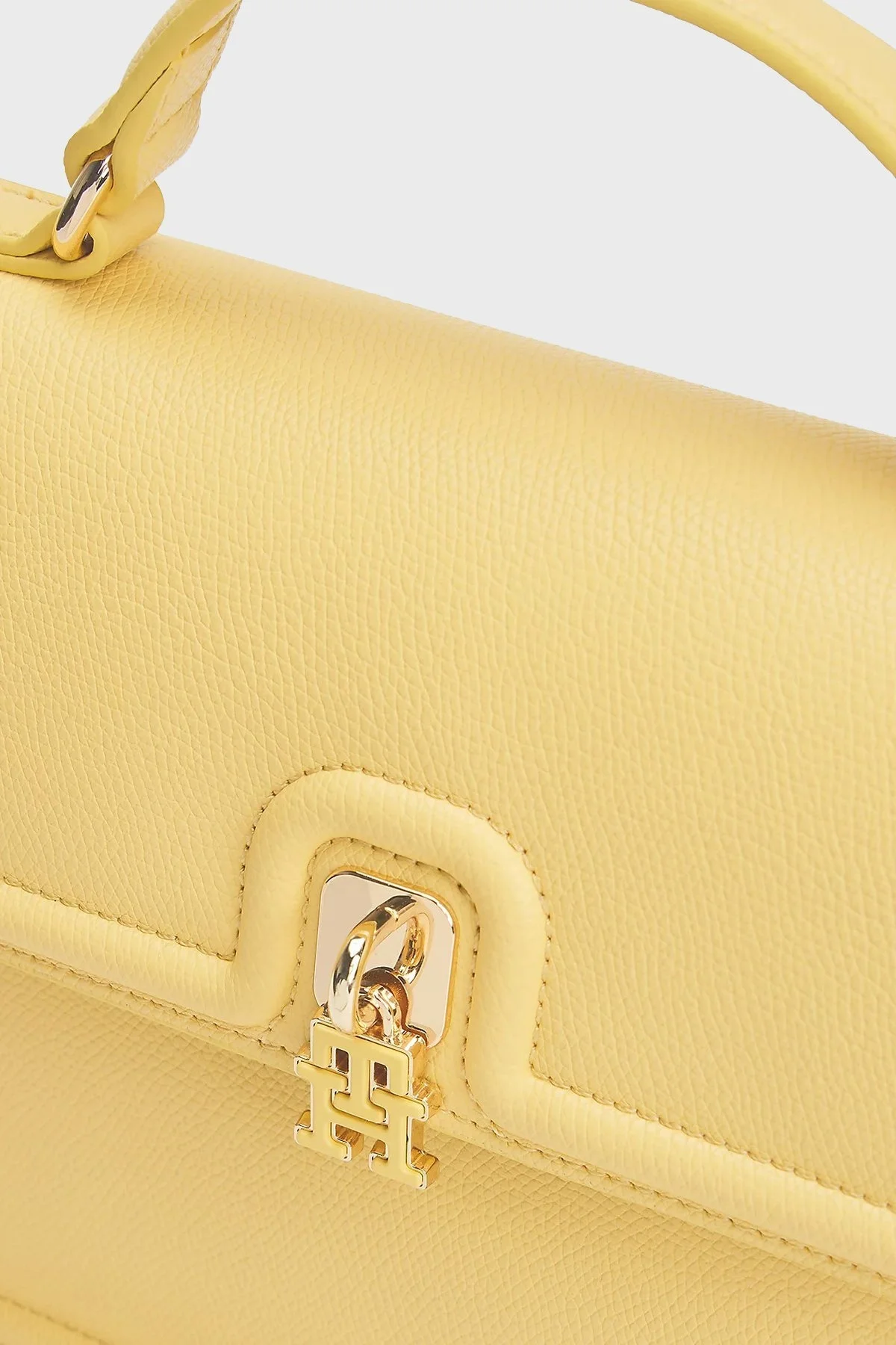 Tommy Hilfiger Logolu Ayarlanabilir Askılı Bayan Çanta AW0AW17176 ZQM SARI - 5