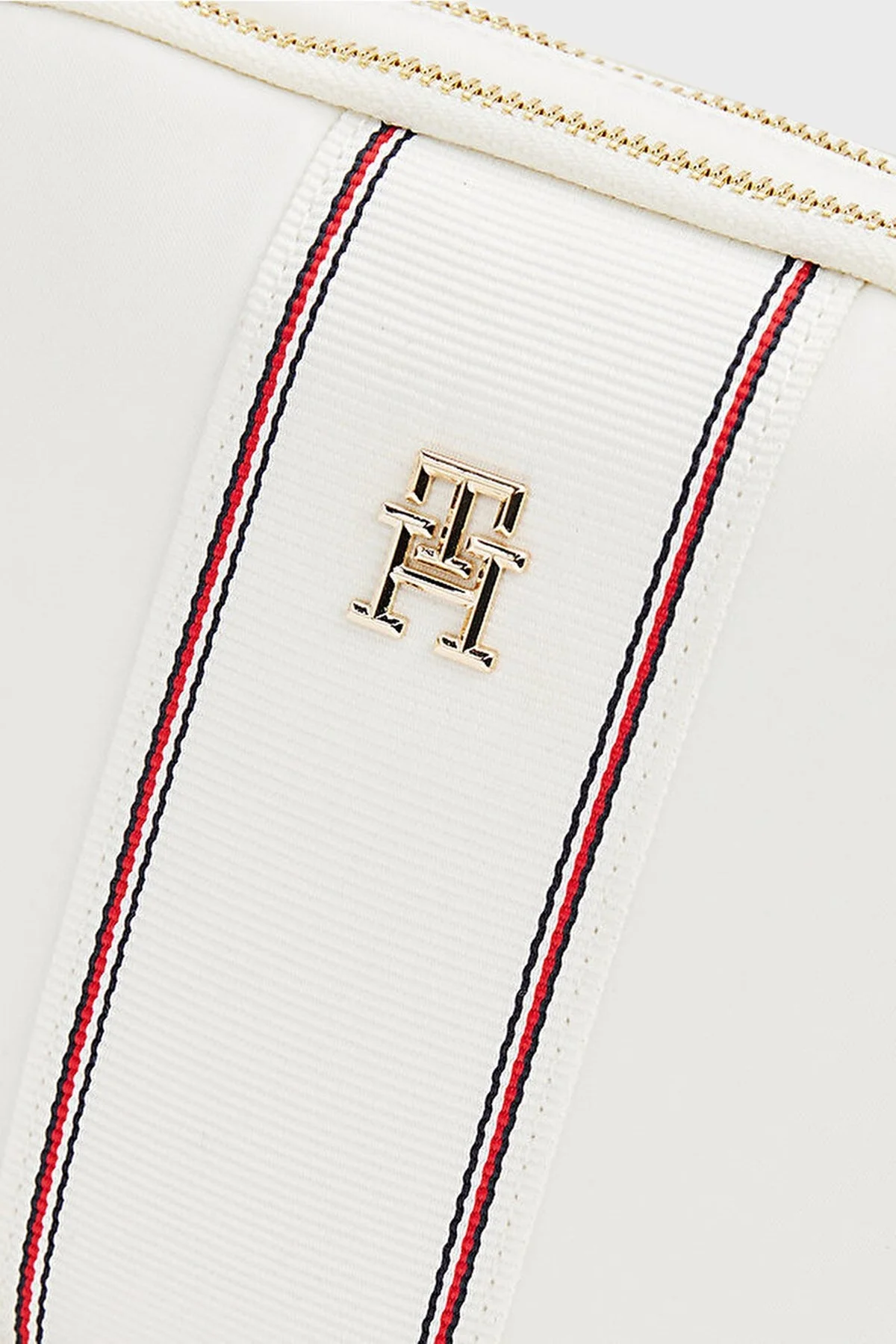 Tommy Hilfiger Logolu Ayarlanabilir Askılı Bayan Çanta AW0AW17230 YBL BEYAZ - 5