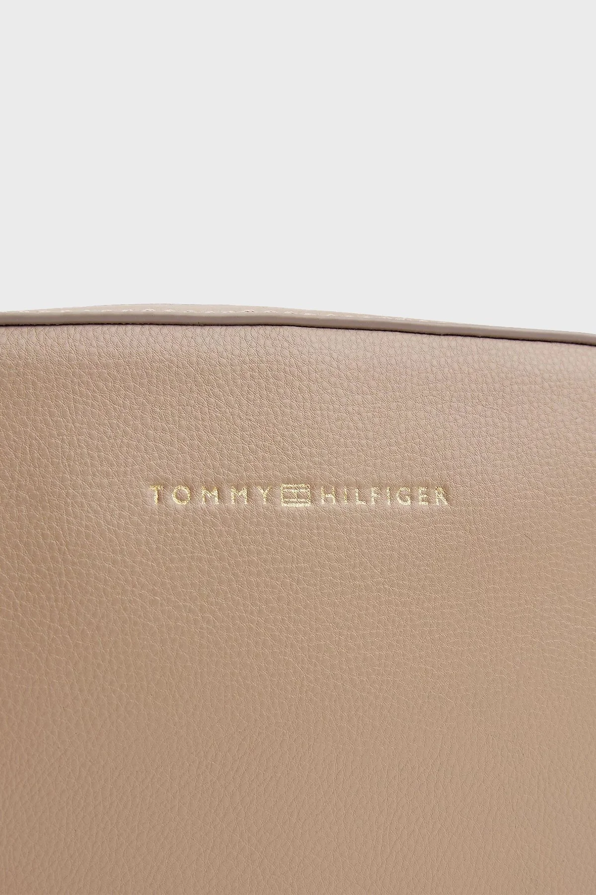 Tommy Hilfiger Logolu Ayarlanabilir Askılı Bayan Çanta AW0AW17450 AFE BEJ - 5