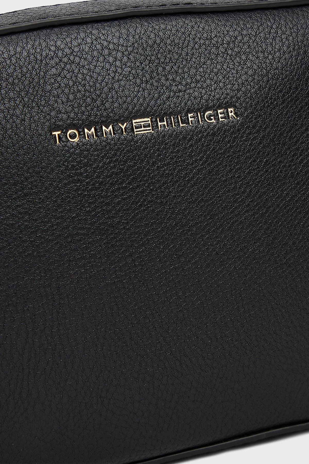 Tommy Hilfiger Logolu Ayarlanabilir Askılı Bayan Çanta AW0AW17450 BDS SİYAH - 5