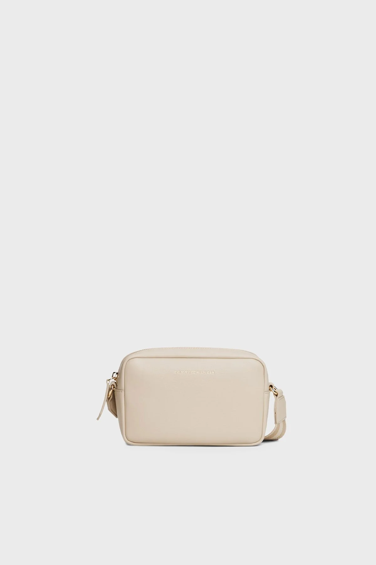 Tommy Hilfiger Logolu Ayarlanabilir Askılı Bayan Çanta AW0AW17689 ACI BEJ - 1