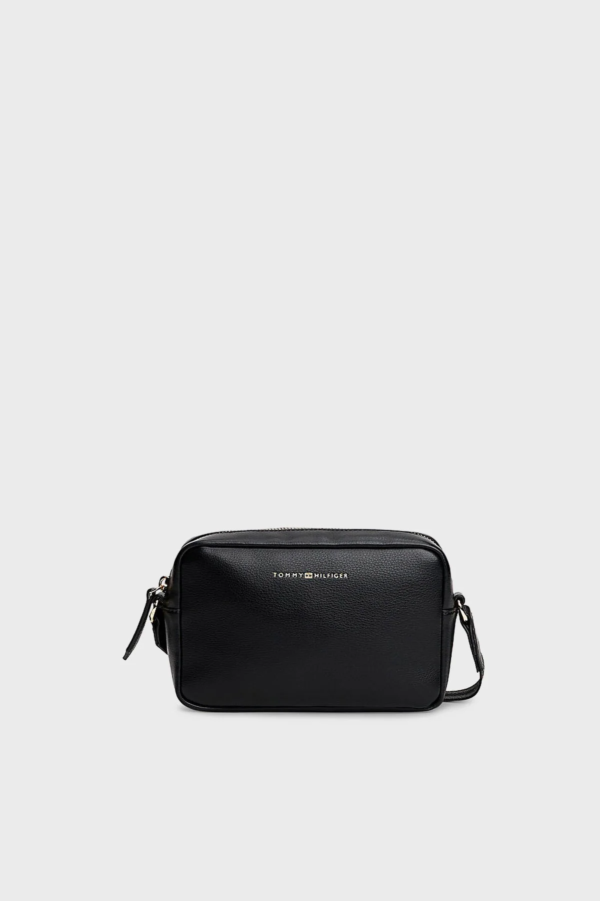 Tommy Hilfiger Logolu Ayarlanabilir Askılı Bayan Çanta AW0AW17689 BDS SİYAH - 1