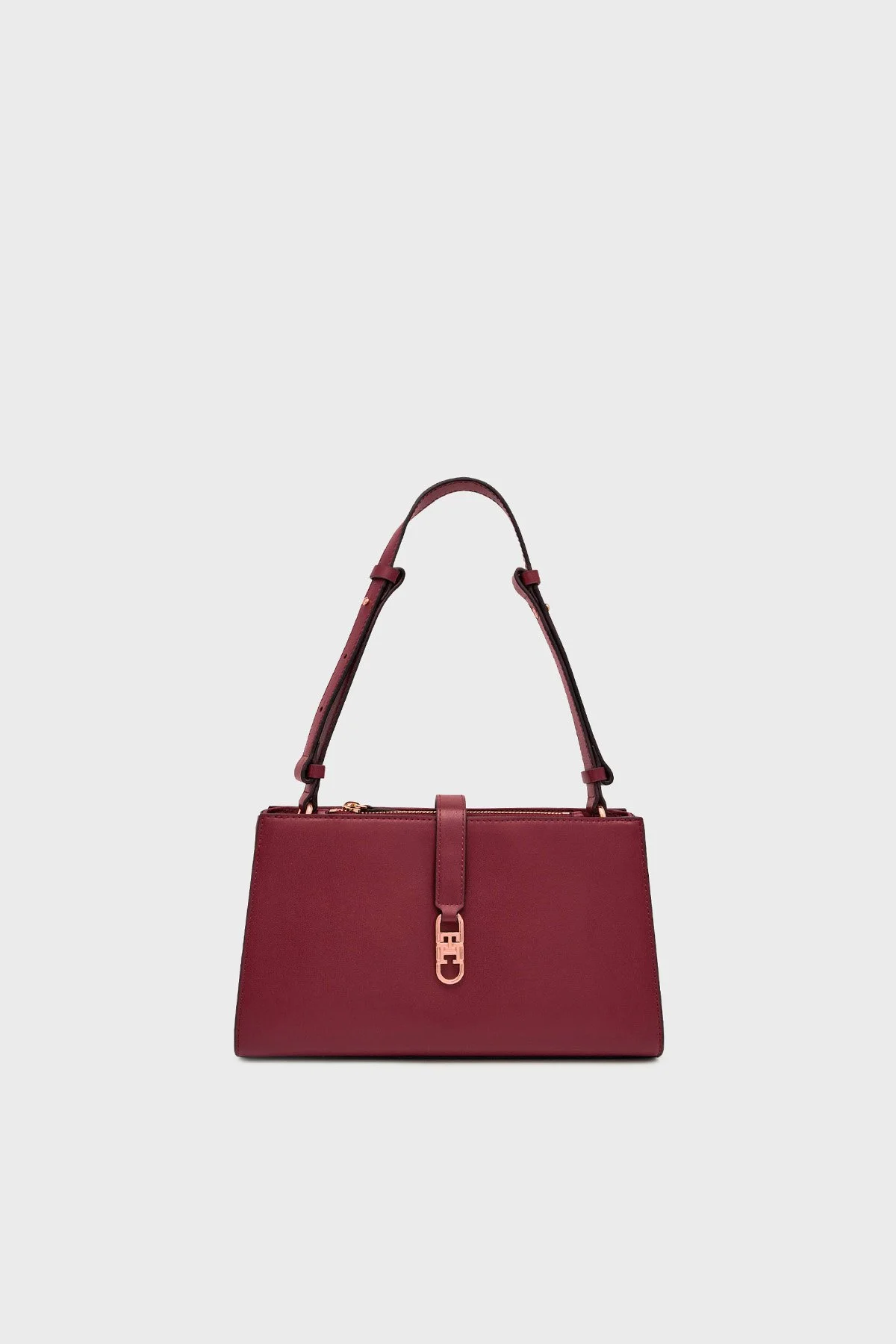 Tommy Hilfiger Logolu Ayarlanabilir Askılı Bayan Çanta AW0AW17718 VLP BORDO - 1