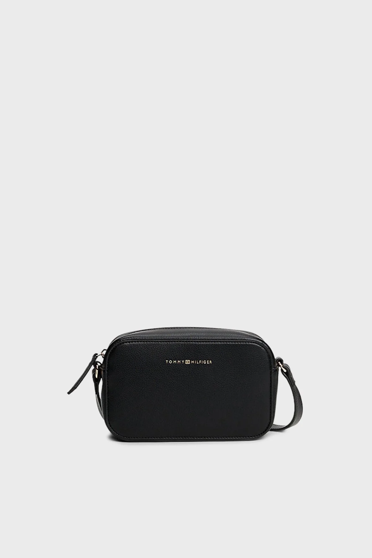 Tommy Hilfiger Logolu Ayarlanabilir Askılı Bayan Çanta AW0AW18115 BDS SİYAH - 1