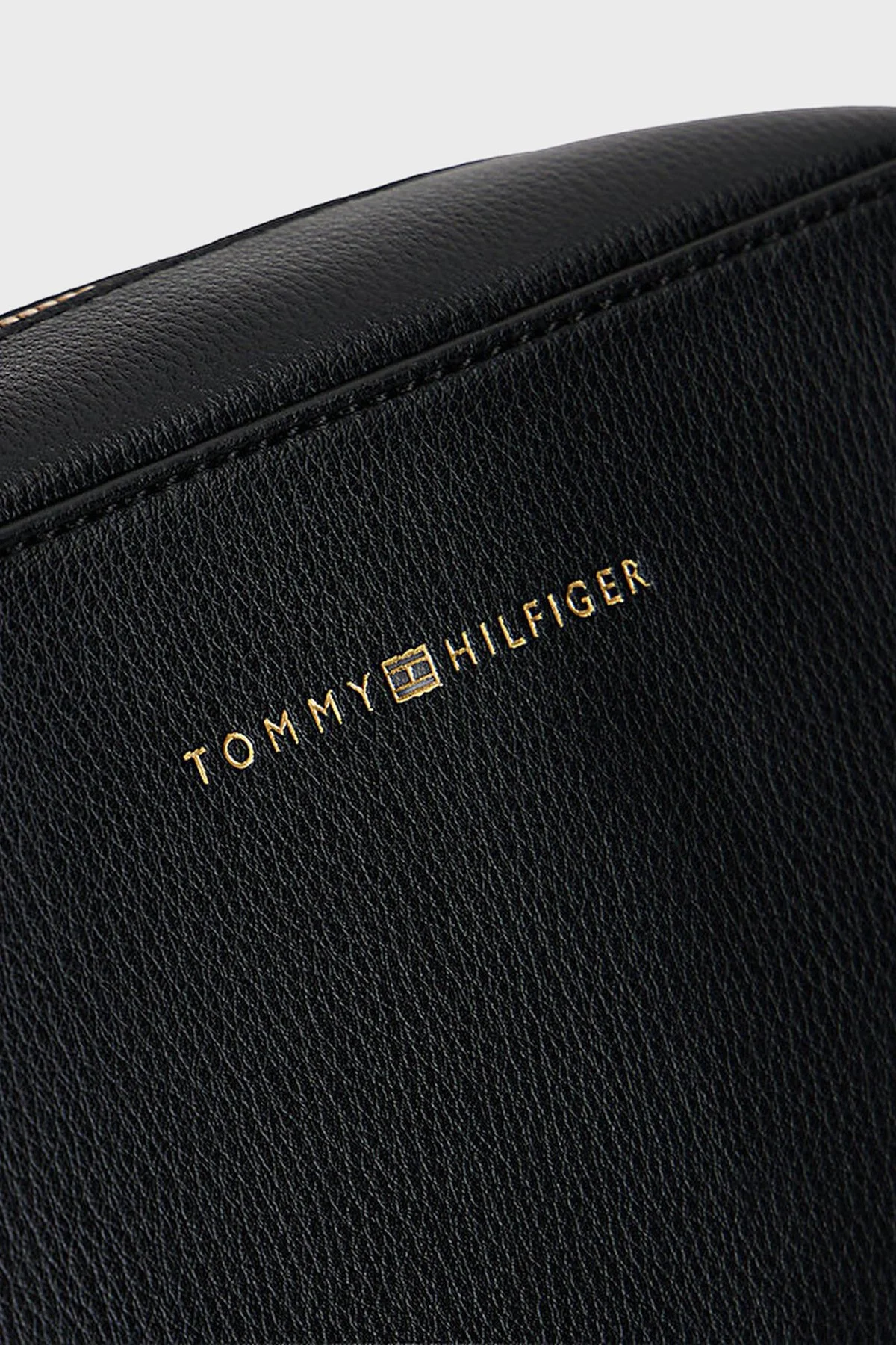 Tommy Hilfiger Logolu Ayarlanabilir Askılı Kadın Çanta AW0AW18115 BDS SİYAH - 4