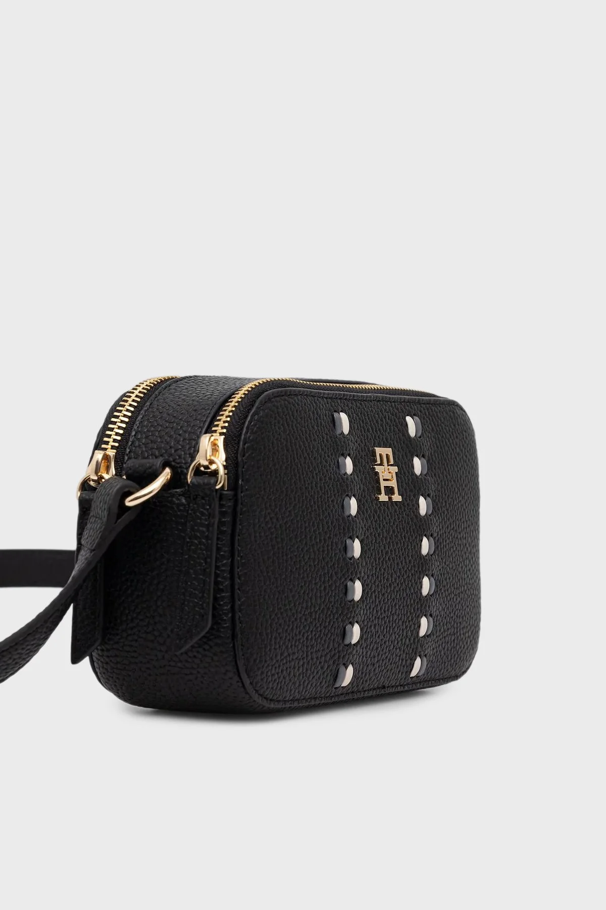 Tommy Hilfiger Logolu Ayarlanabilir Askılı Kadın Çanta AW0AW18153 BDS SİYAH - 3