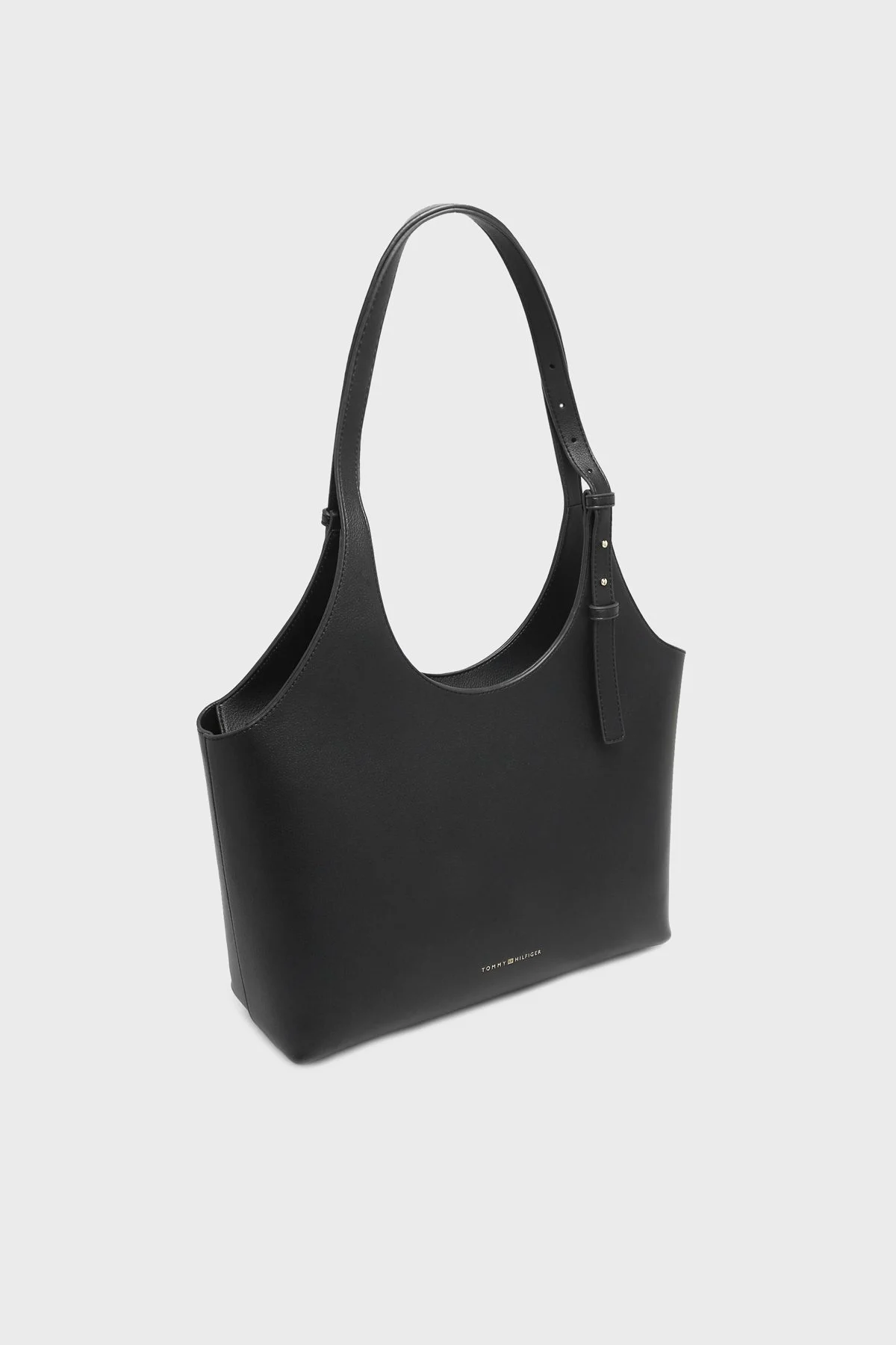 Tommy Hilfiger Logolu Ayarlanabilir Askılı Bayan Çanta AW0AW18232 BDS SİYAH - 3