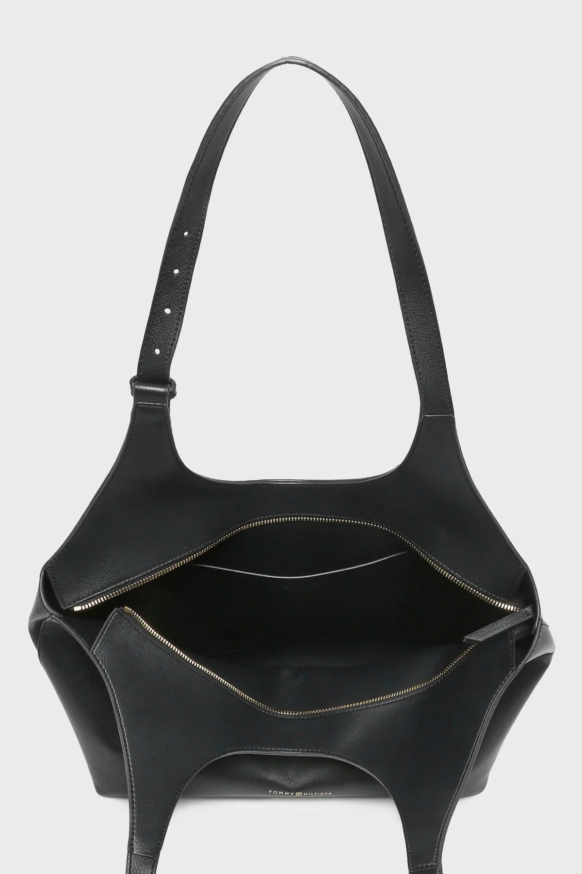 Tommy Hilfiger Logolu Ayarlanabilir Askılı Bayan Çanta AW0AW18232 BDS SİYAH - 4