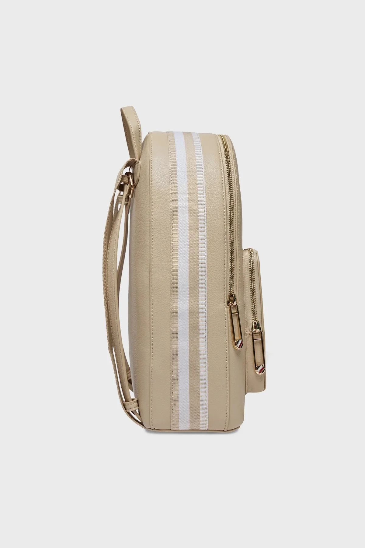 Tommy Hilfiger Logolu Ayarlanabilir Askılı Bayan Sırt Çantası AW0AW15719 AES BEJ - 4