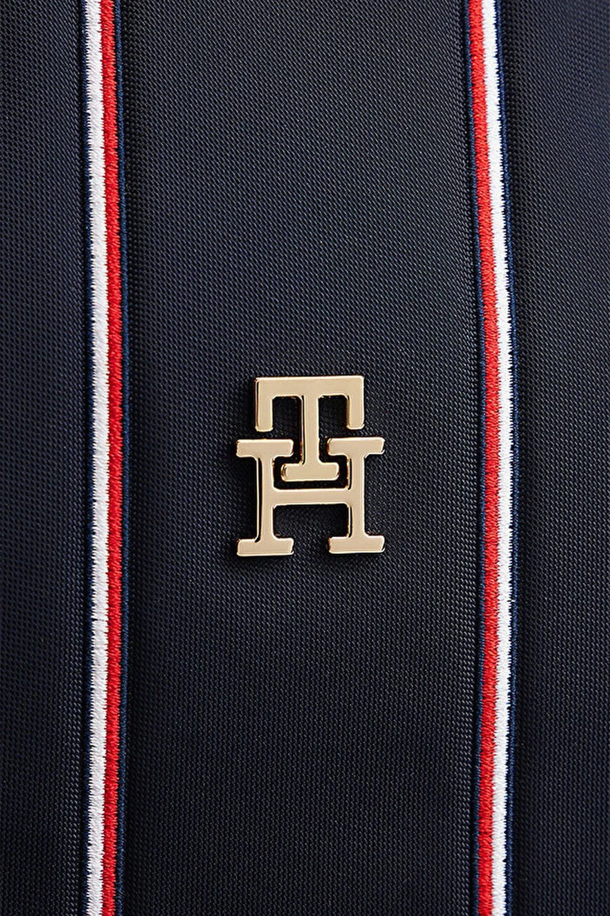 Tommy Hilfiger Logolu Ayarlanabilir Askılı Bayan Sırt Çantası AW0AW17651 0GY LACİVERT - 4