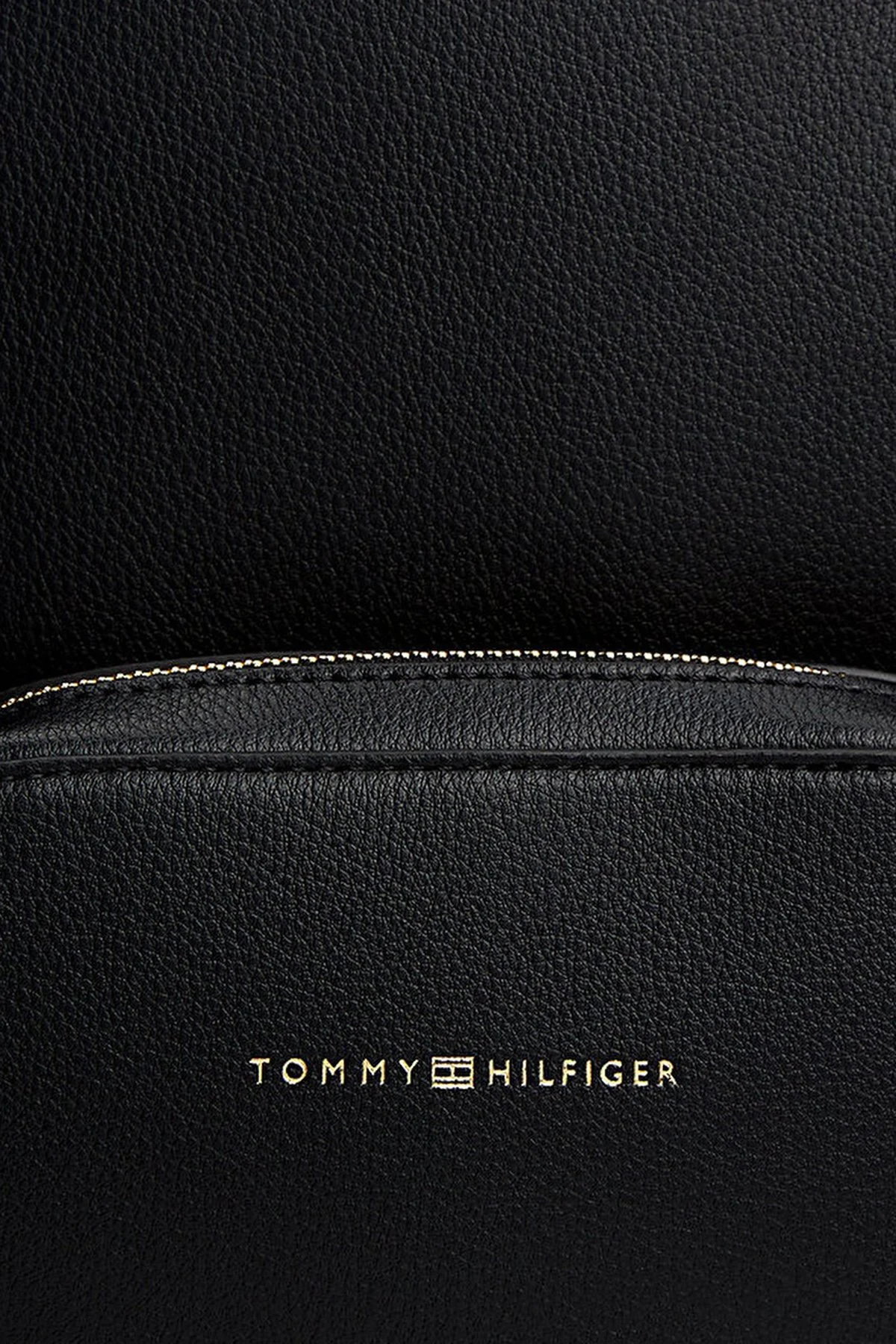 Tommy Hilfiger Logolu Ayarlanabilir Askılı Bayan Sırt Çantası AW0AW18118 BDS SİYAH - 5