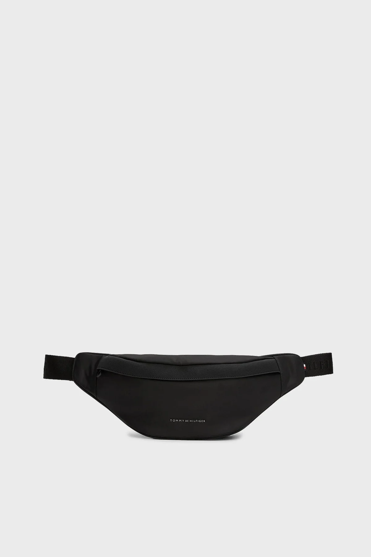 Tommy Hilfiger Logolu Ayarlanabilir Askılı Erkek Bel Çantası AM0AM13188 BDS SİYAH - 1