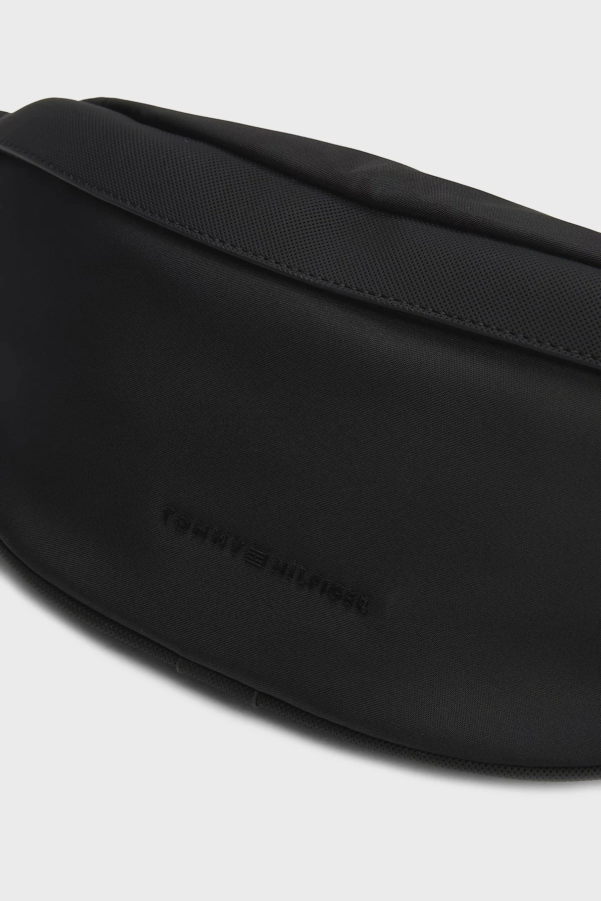 Tommy Hilfiger Logolu Ayarlanabilir Askılı Erkek Bel Çantası AM0AM13188 BDS SİYAH - 5