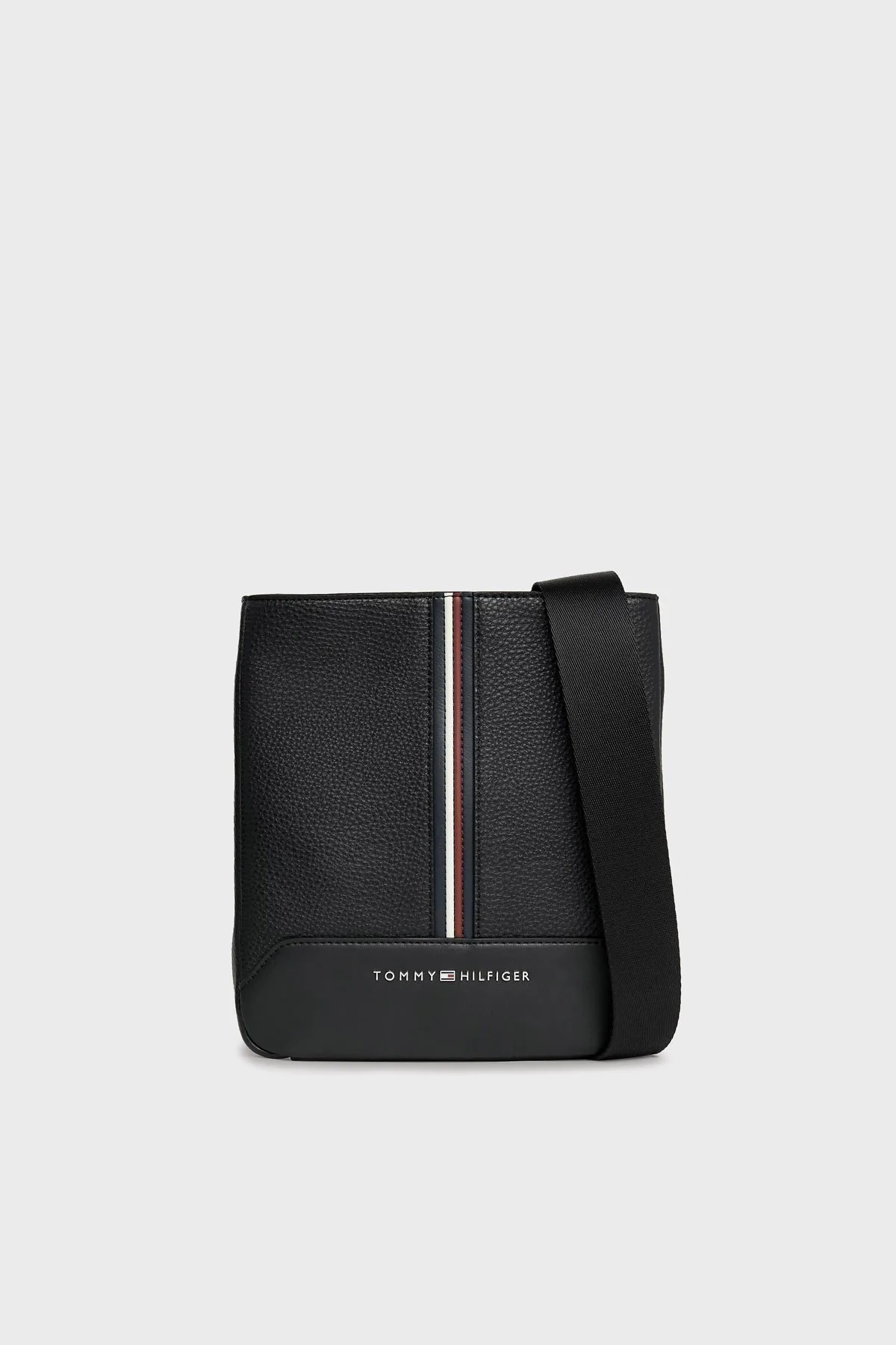 Tommy Hilfiger Logolu Ayarlanabilir Askılı Erkek Çanta AM0AM11833 BDS SİYAH - 1