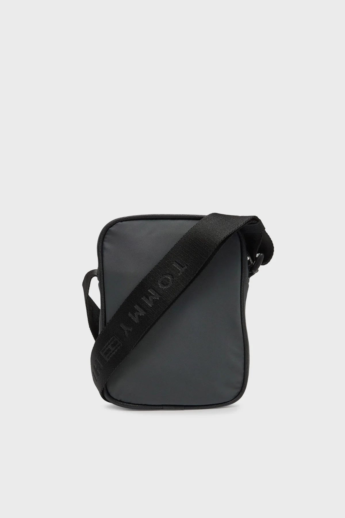 Tommy Hilfiger Logolu Ayarlanabilir Askılı Erkek Çanta AM0AM13465 PSM KOYU GRİ - 2