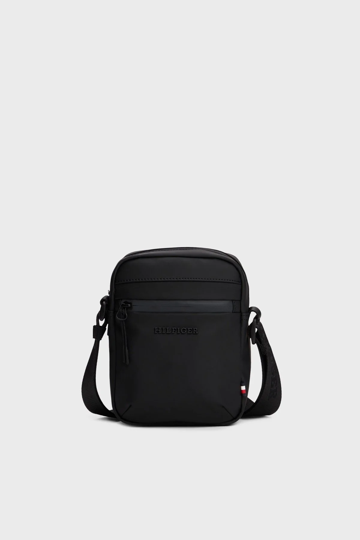 Tommy Hilfiger Logolu Ayarlanabilir Askılı Erkek Çanta AM0AM13498 BDS SİYAH - 1