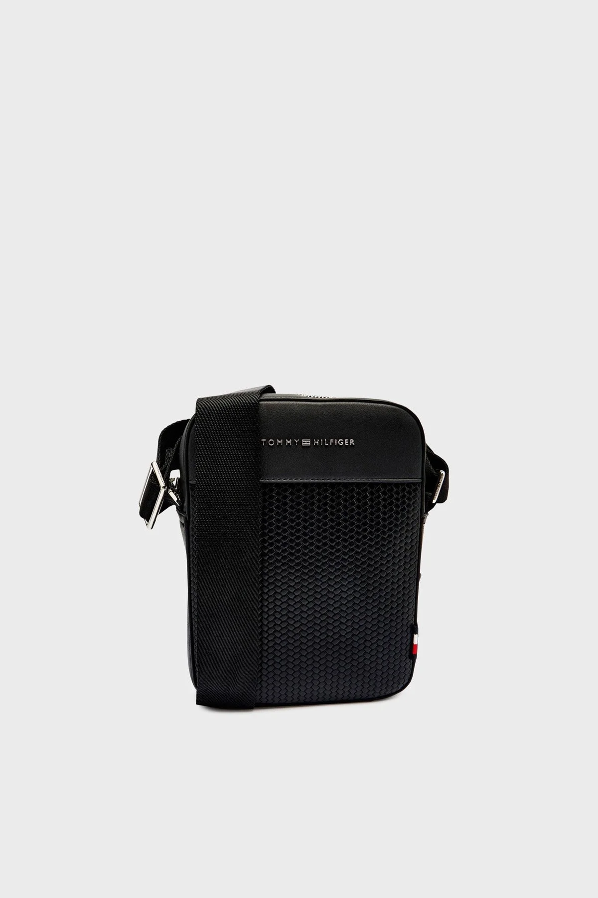Tommy Hilfiger Logolu Ayarlanabilir Askılı Erkek Çanta AM0AM13661 BDS SİYAH - 1