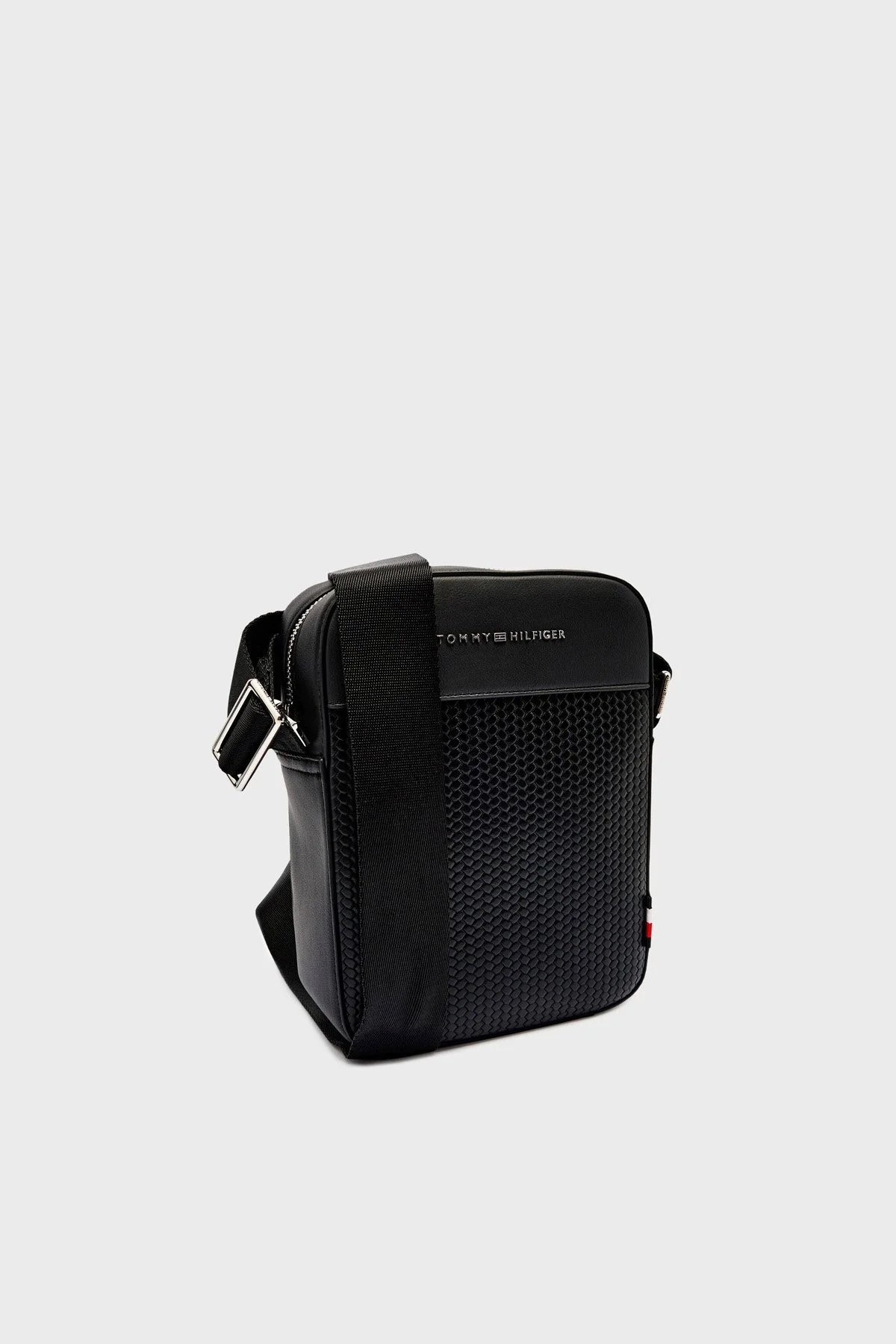 Tommy Hilfiger Logolu Ayarlanabilir Askılı Erkek Çanta AM0AM13661 BDS SİYAH - 5