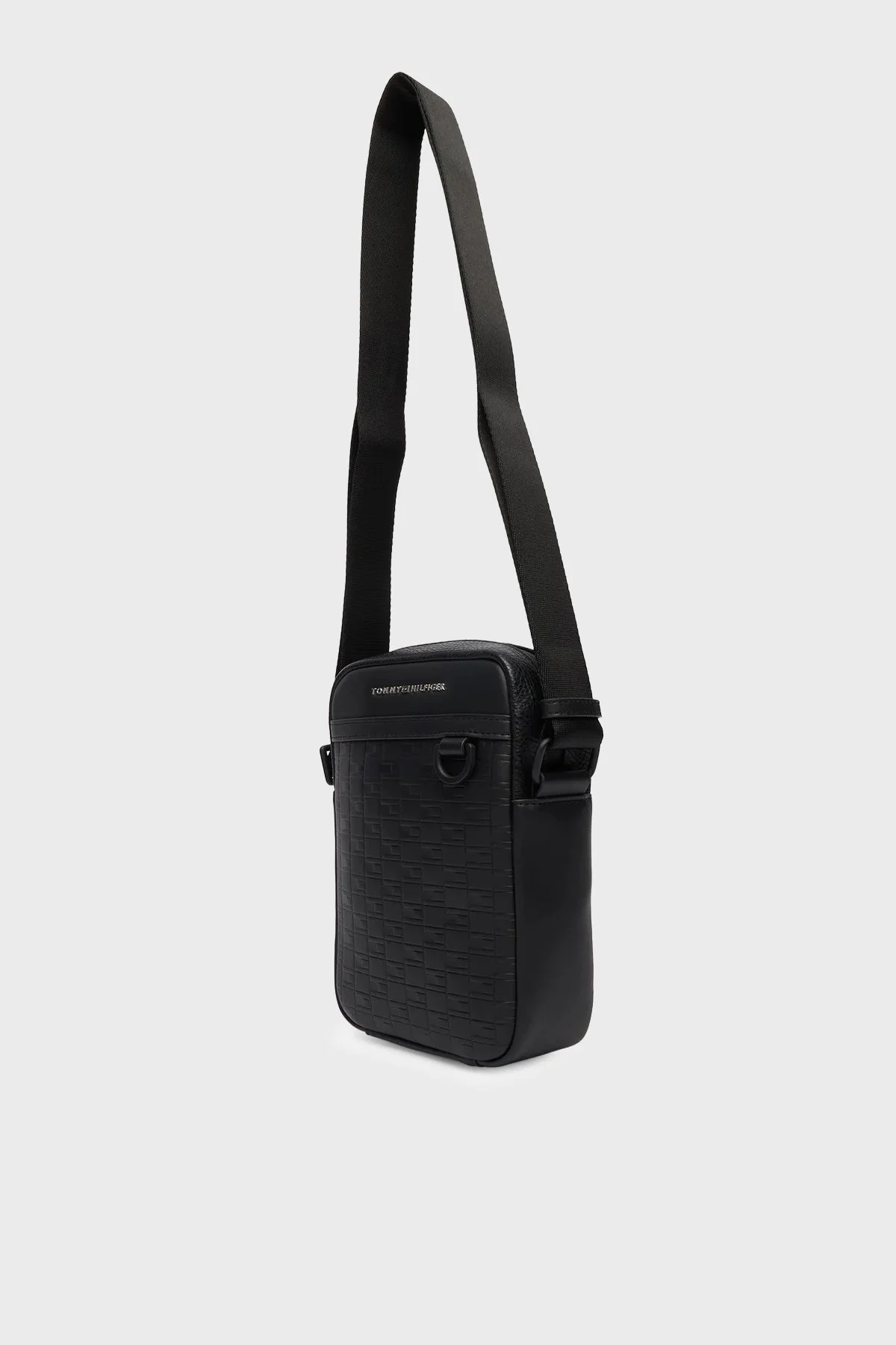 Tommy Hilfiger Logolu Ayarlanabilir Askılı Erkek Çanta AM0AM14019 BDS SİYAH - 3