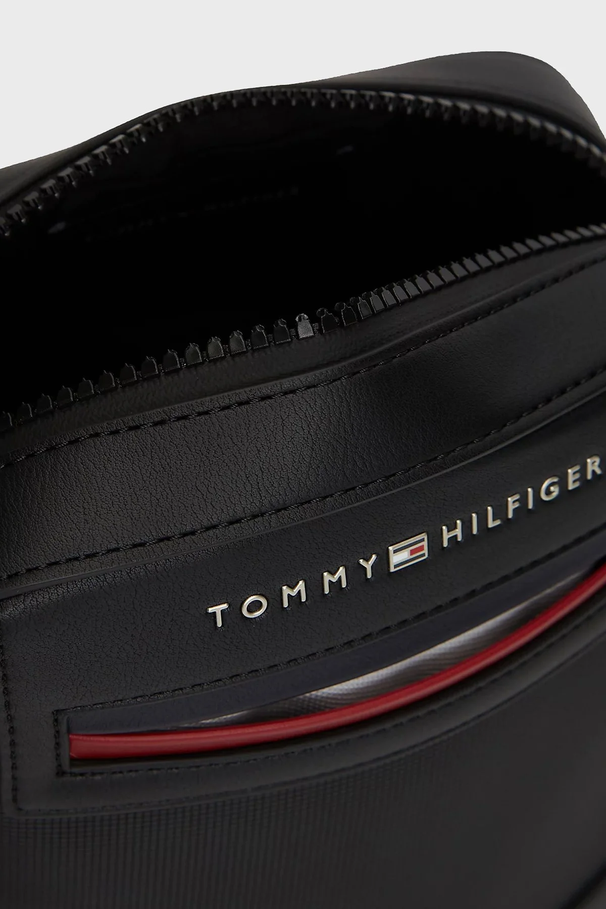 Tommy Hilfiger Logolu Ayarlanabilir Askılı Erkek Çanta AM0AM14156 BDS SİYAH - 5