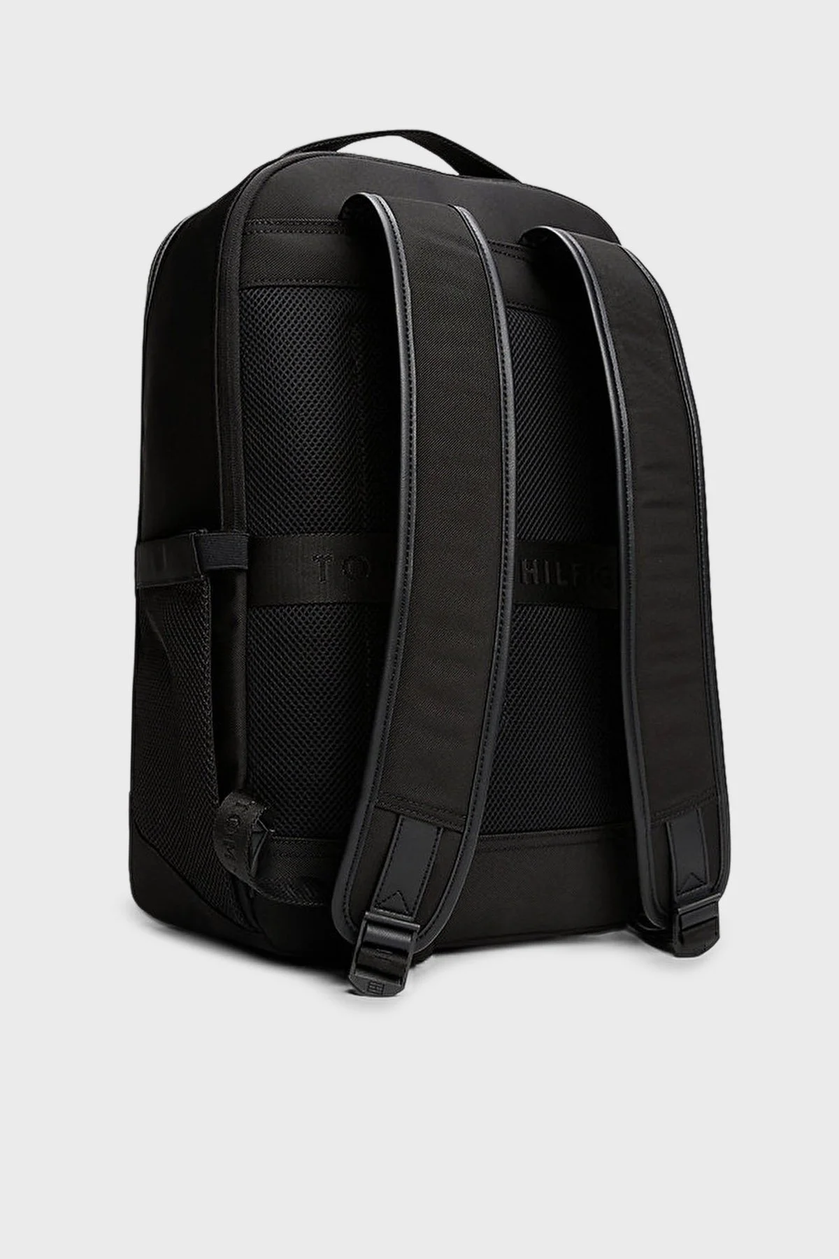 Tommy Hilfiger Logolu Ayarlanabilir Askılı Erkek Sırt Çantası AM0AM13469 BDS SİYAH - 5