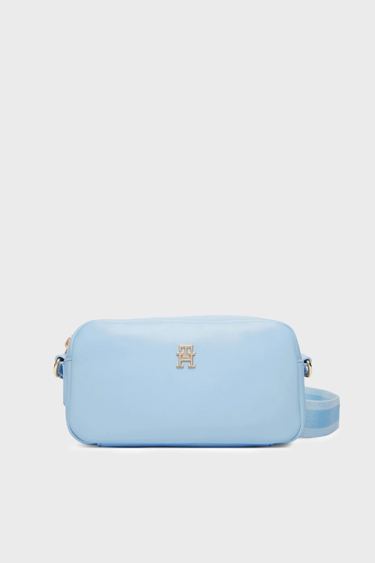 Tommy Hilfiger Logolu Ayarlanabilir Askılı Kadın Çanta AW0AW18370 C1Y MAVİ - 1