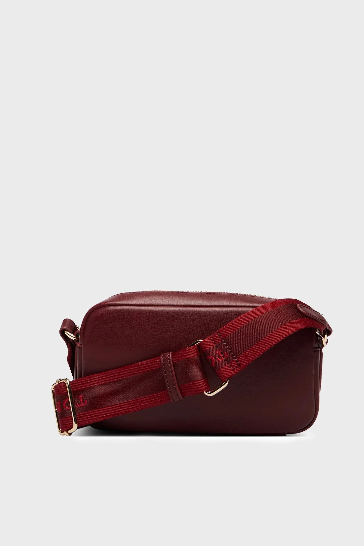 Tommy Hilfiger Logolu Ayarlanabilir Askılı Kadın Çanta AW0AW18370 GNE BORDO - 3