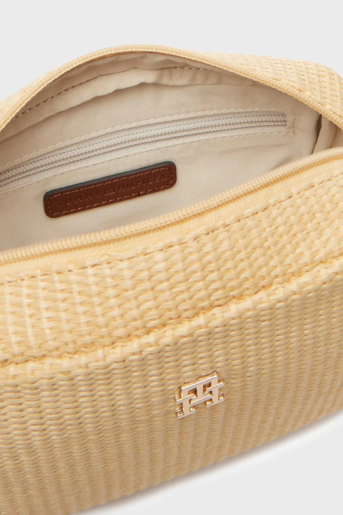 Tommy Hilfiger Logolu Ayarlanabilir Askılı Kadın Çanta AW0AW18525 0F4 BEJ - 5