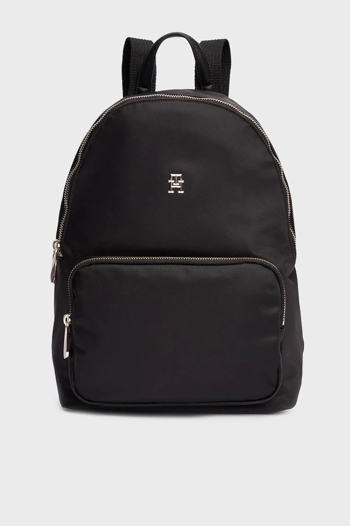 Tommy Hilfiger Logolu Ayarlanabilir Çift Askılı Bayan Sırt Çantası AW0AW15641 BDS SİYAH - 6