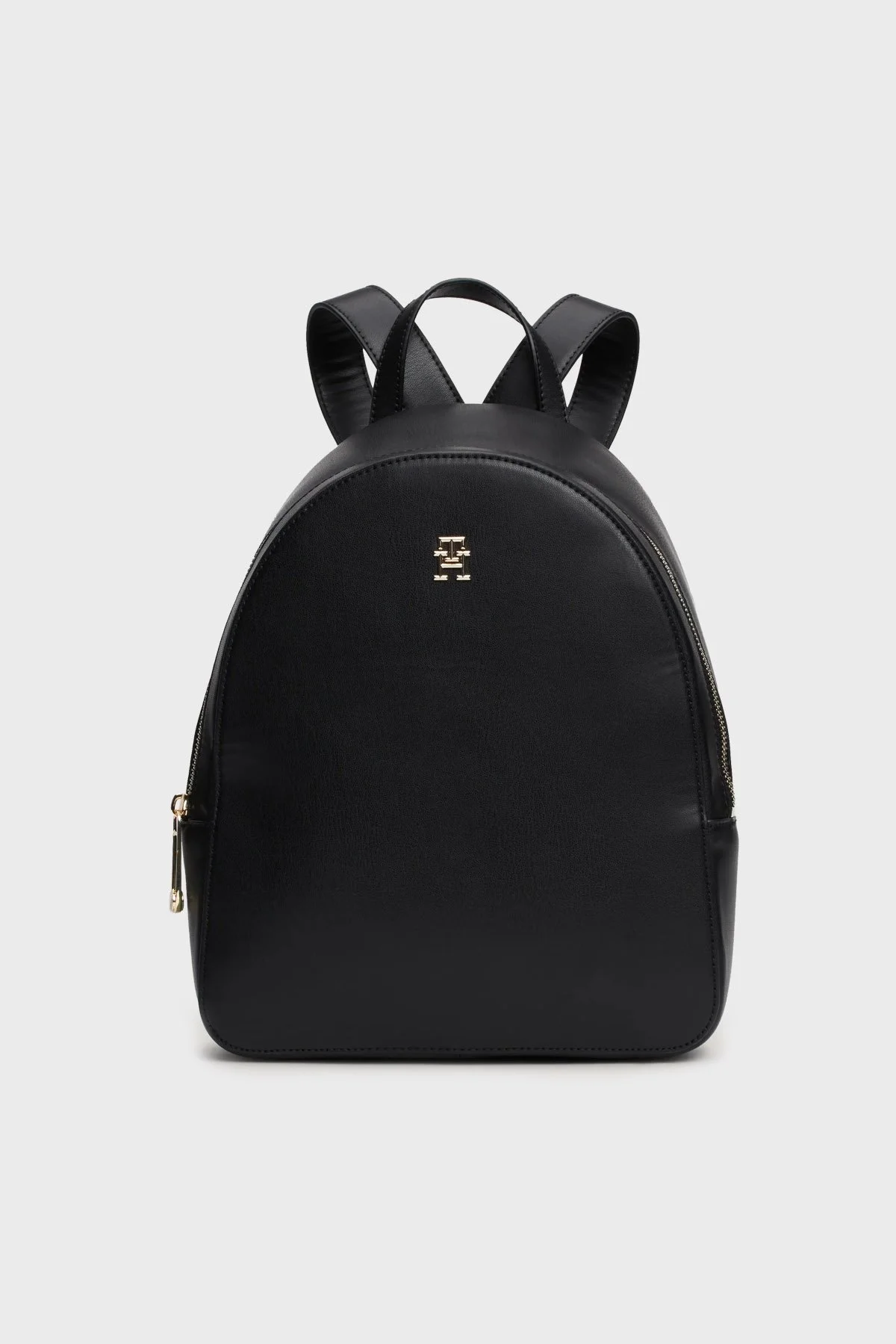 Tommy Hilfiger Logolu Ayarlanabilir Çift Askılı Bayan Sırt Çantası AW0AW16440 BDS SİYAH - 1