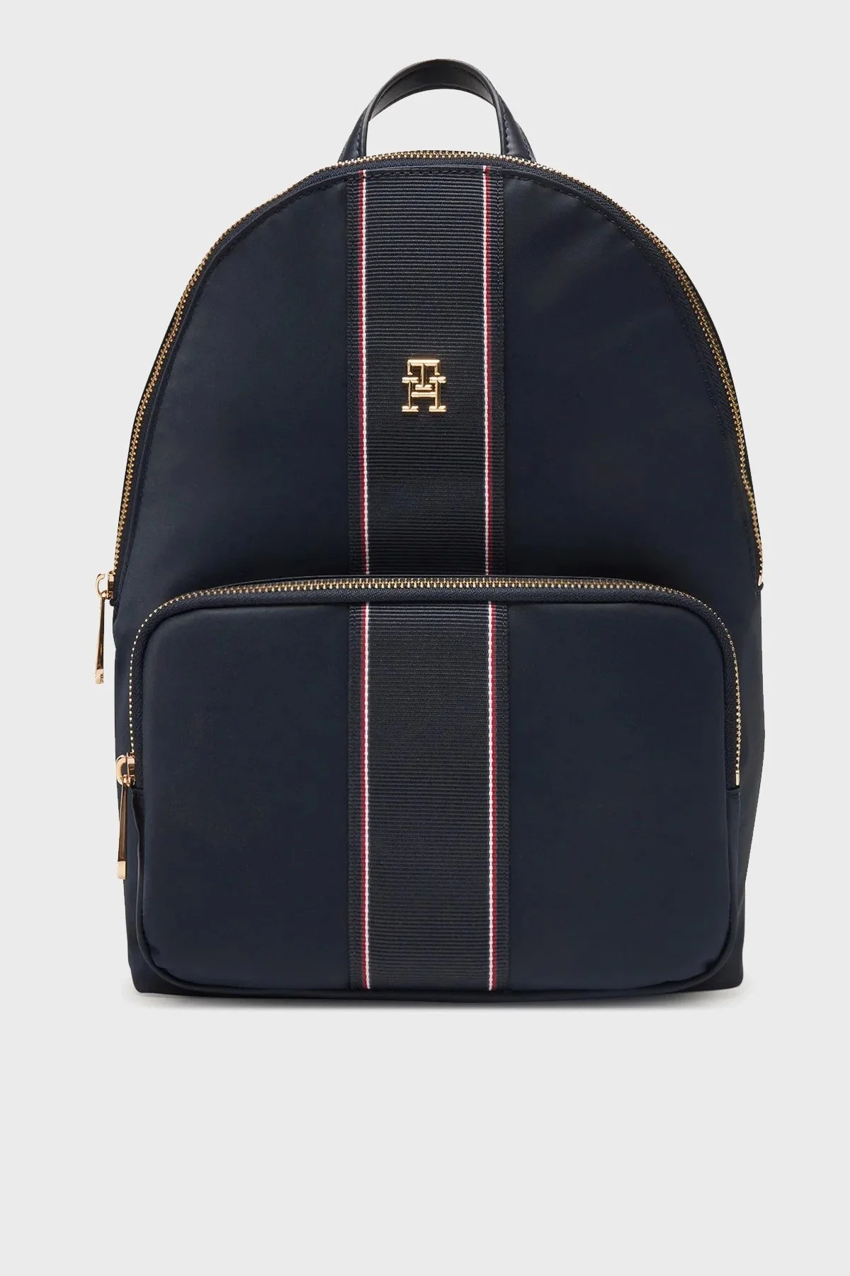 Tommy Hilfiger Logolu Ayarlanabilir Çift Askılı Bayan Sırt Çantası AW0AW17162 DW6 LACİVERT - 6